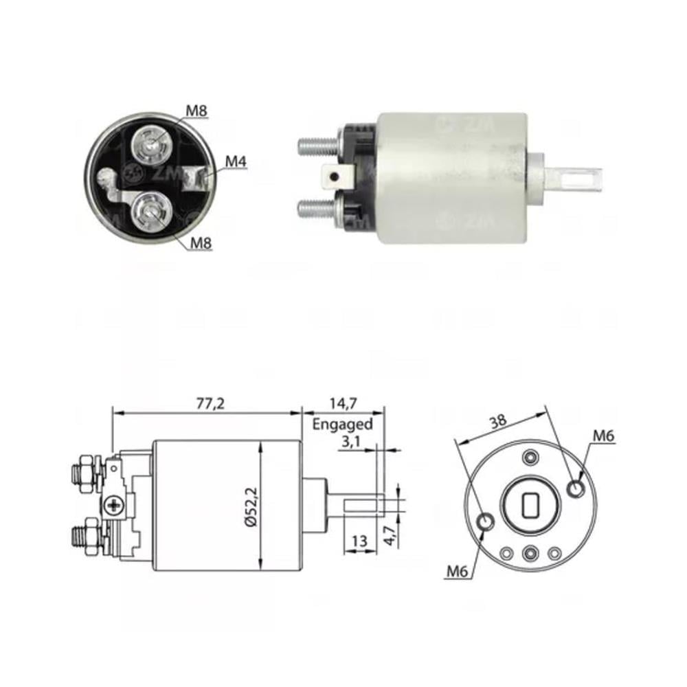 OTOMATİK HITACHI TİPİ 12V ISUZU PICK-UP / THERMOKI