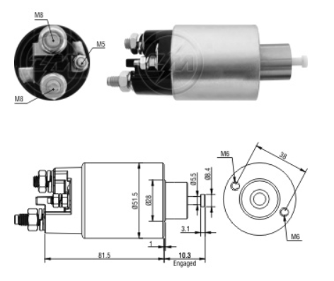 OTOMATİK MITSUBISHI TİPİ 12V CITROEN BERLINGO - C2
