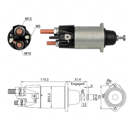 OTOMATİK MITSUBISHI TİPİ 24V MERCEDES AXOR