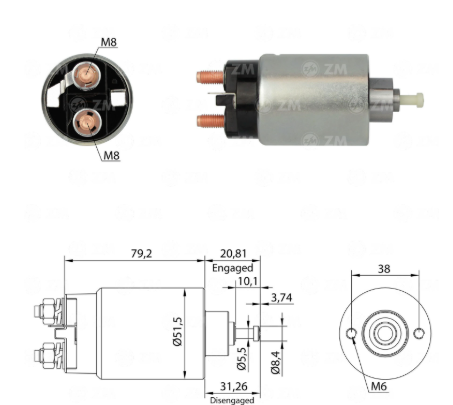 OTOMATİK MOTORCRAFT TİPİ 12V FORD ESCORT / FOCUS /