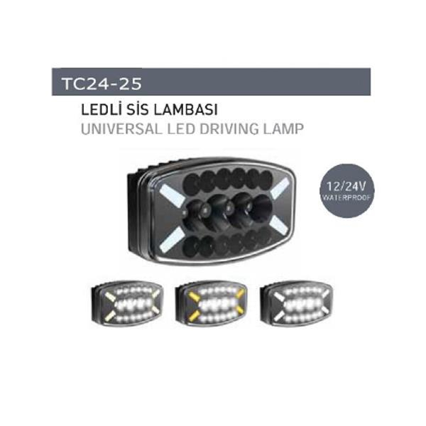 SİS LAMBASI LEDLİ KARE BIYIK