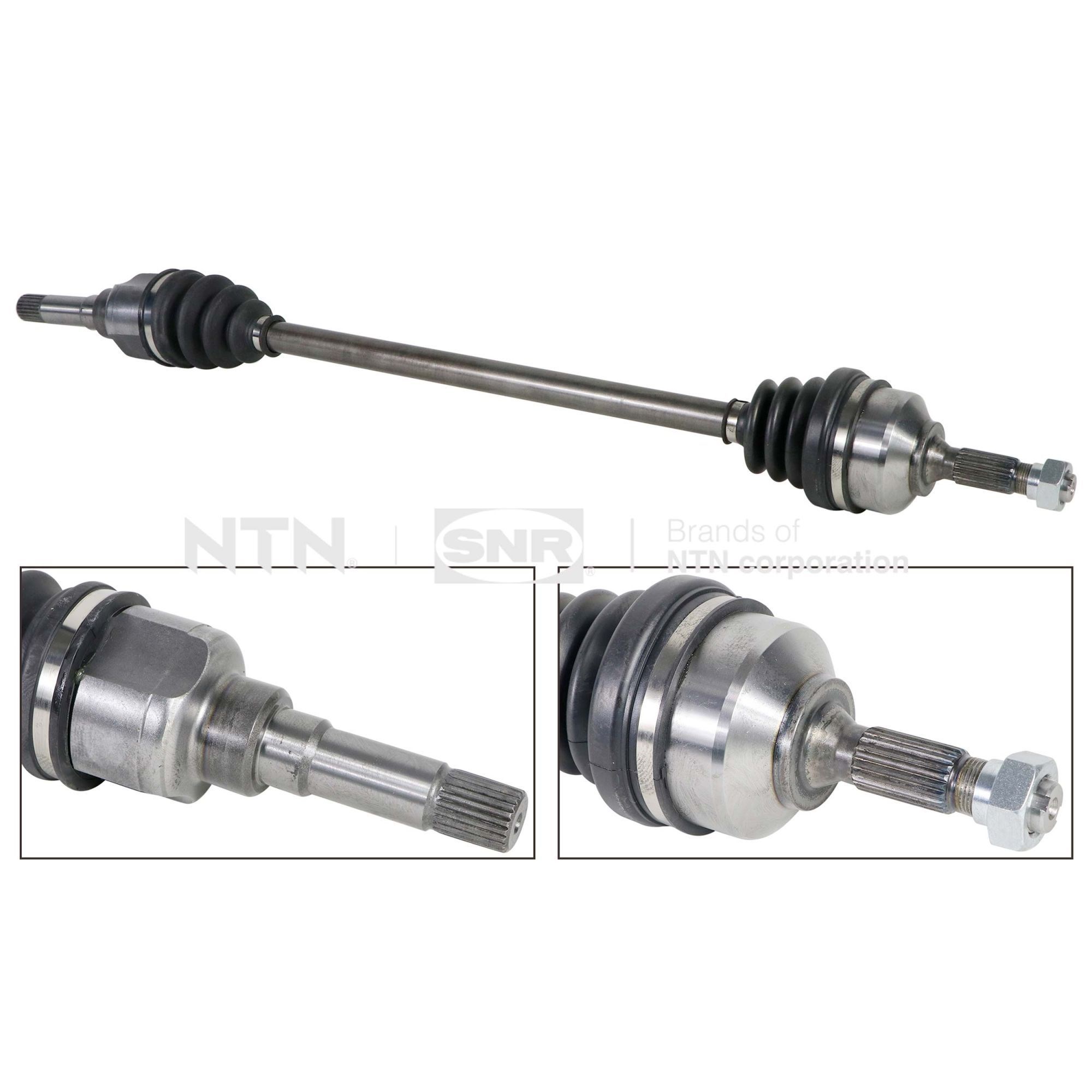 SNR DK66028 | Aks Sağ Komple C2 C3 C3 II (Dıs Freze: 22 Ic Freze: 21 Boy:852mm) Dv4td (1,4Hdı 8V)