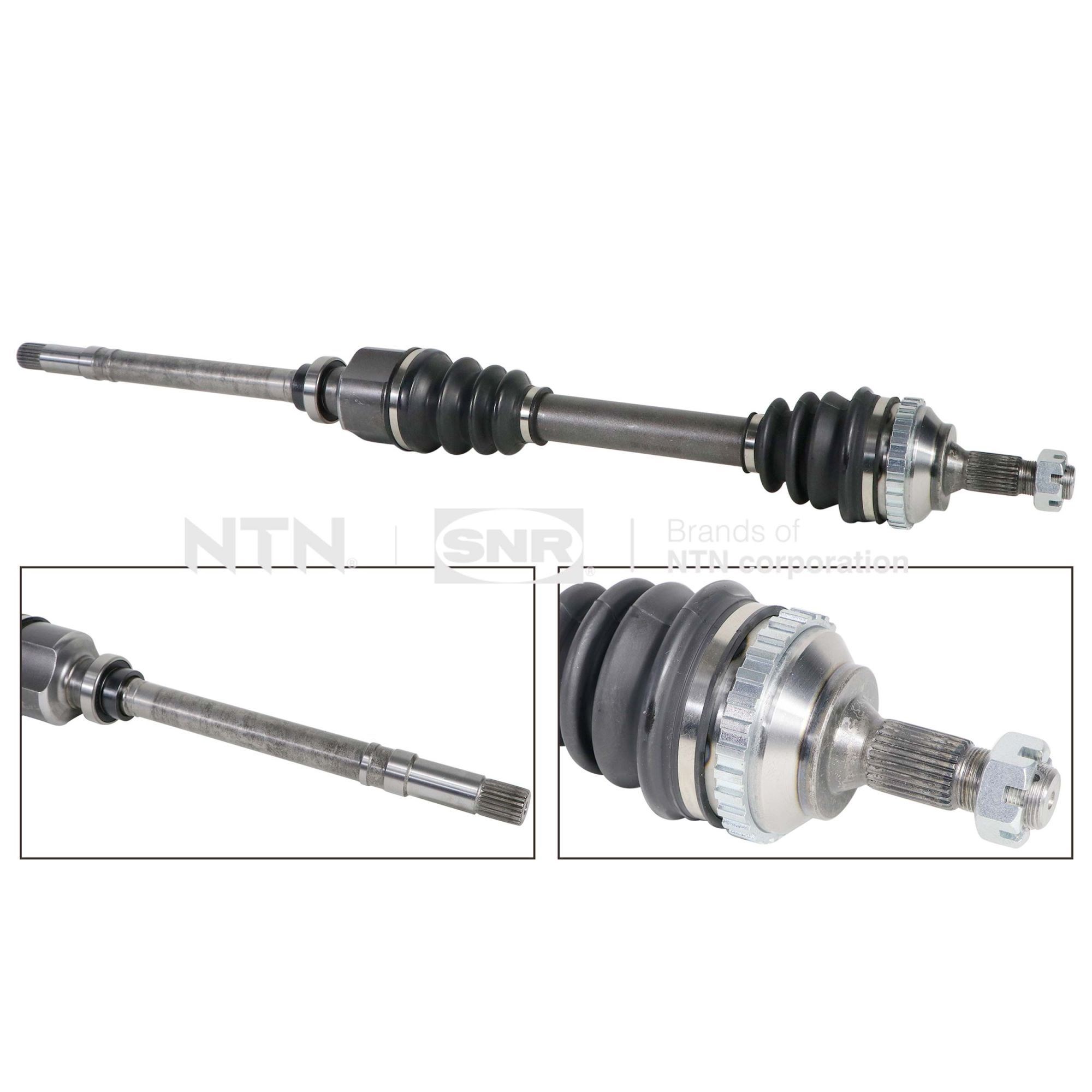 SNR DK66049 | Aks Sağ Komple (Dıs Freze:25, Ic Freze: 22 Boy:867mm) Partner Em Berlingo Em 1,6I (97 03) Xsara 1,6I