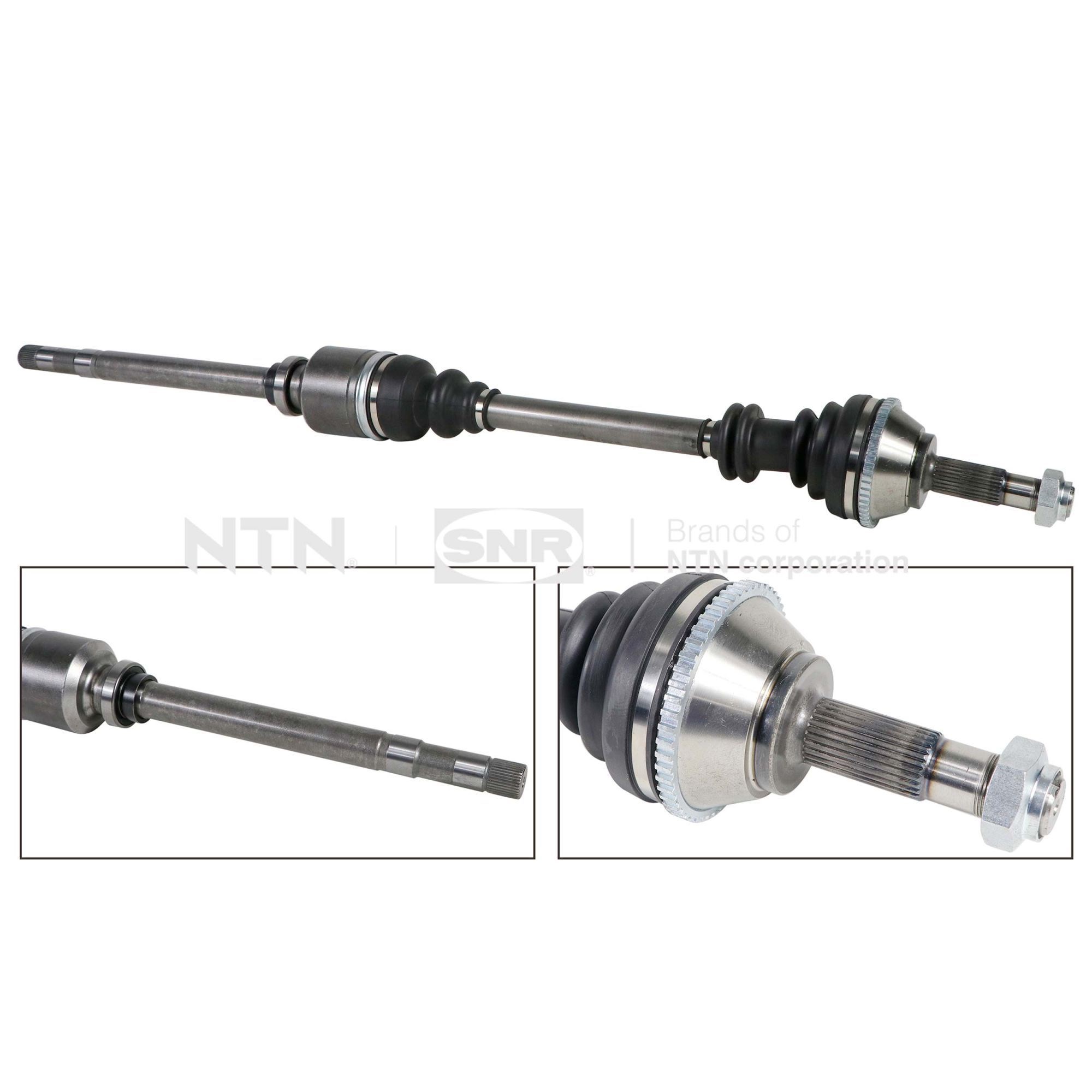 SNR DK66052 | Aks Sağ Komple Ducato Boxer Jumper (Dıs Freze:28, Ic Freze: 37, Boy:1072, Conta Çapı:63mm) 2.5 D 2.0