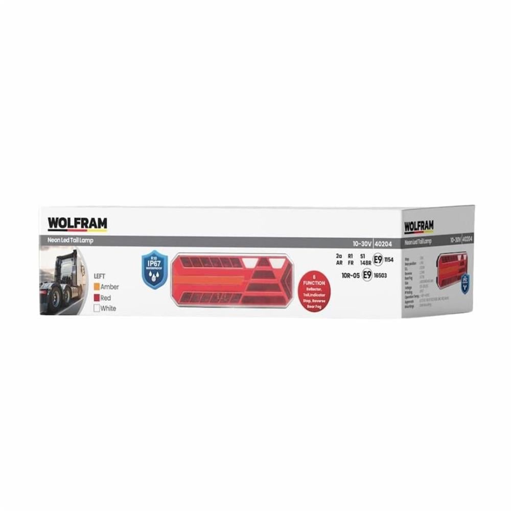 TIR ve DORSE STOP LAMBASI NEON LED 6 FONKSİYON SOL1030V