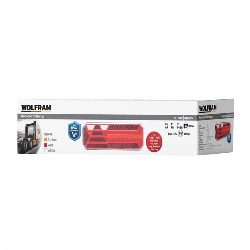 TIR ve DORSE STOP LAMBASI NEON LED 6 FONKSİYON SAĞ1030V
