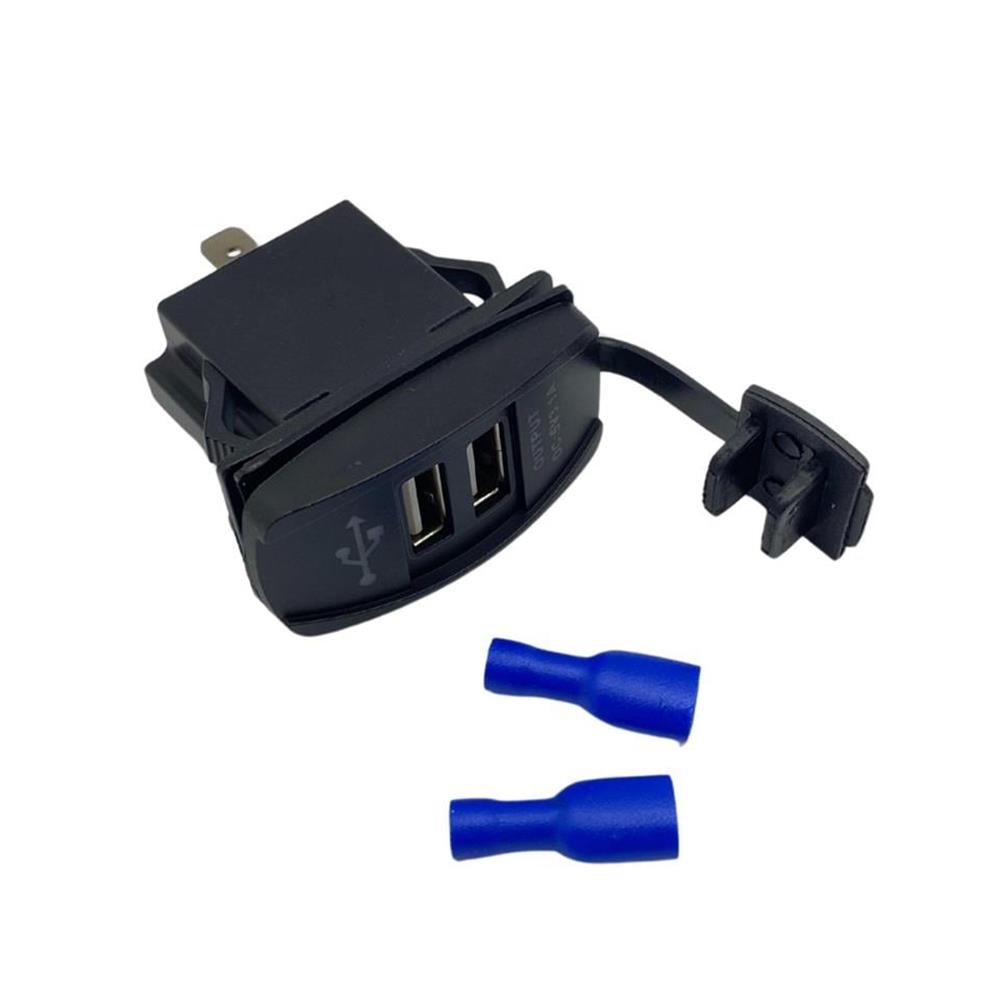 USB Şarj Port Marine Kırmızı Işıklı Dikdörtgen 12V24V