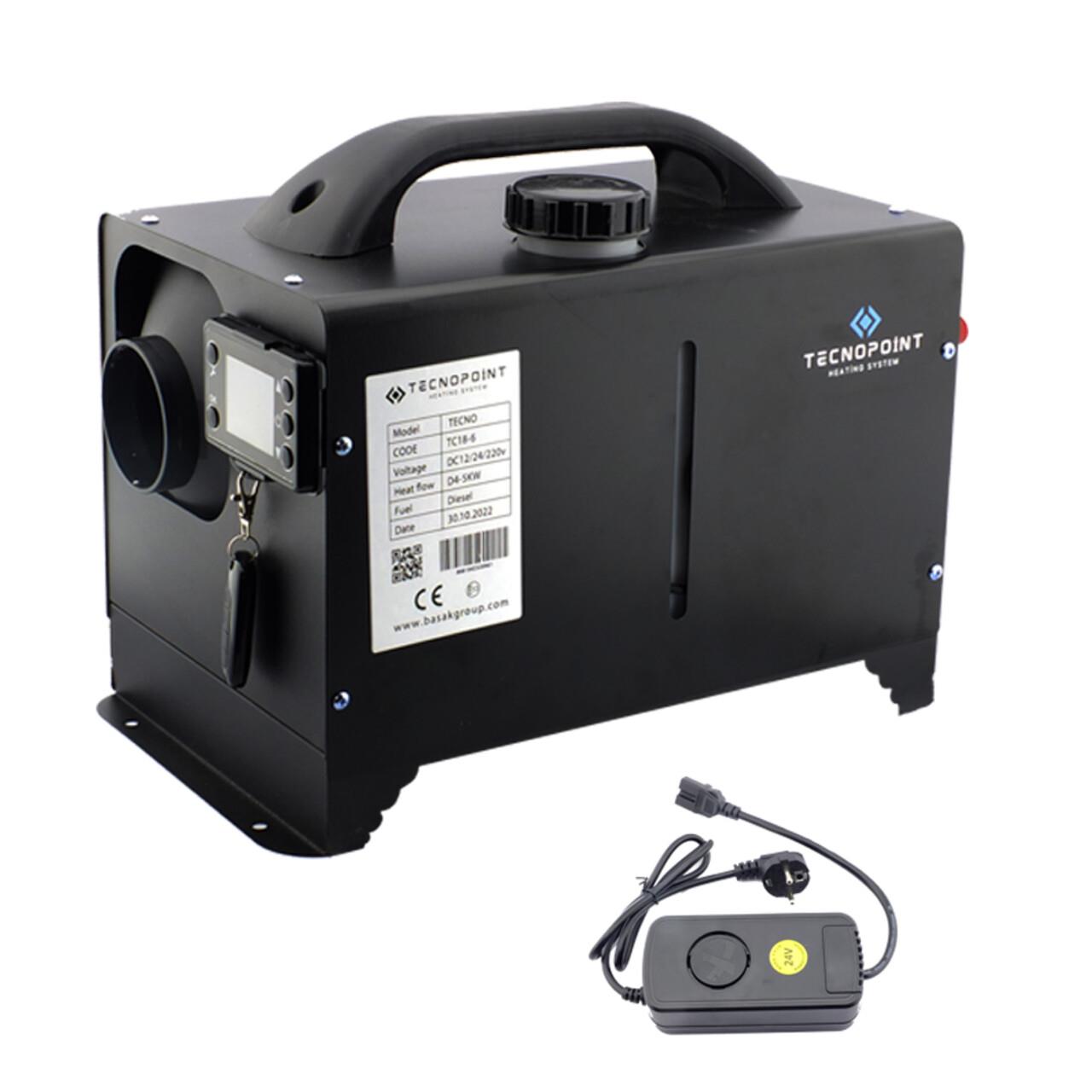 WEBASTO ARAÇ İÇİ ISITICI D4 5KW 12V-24V-220V (ÇANTA TİP)