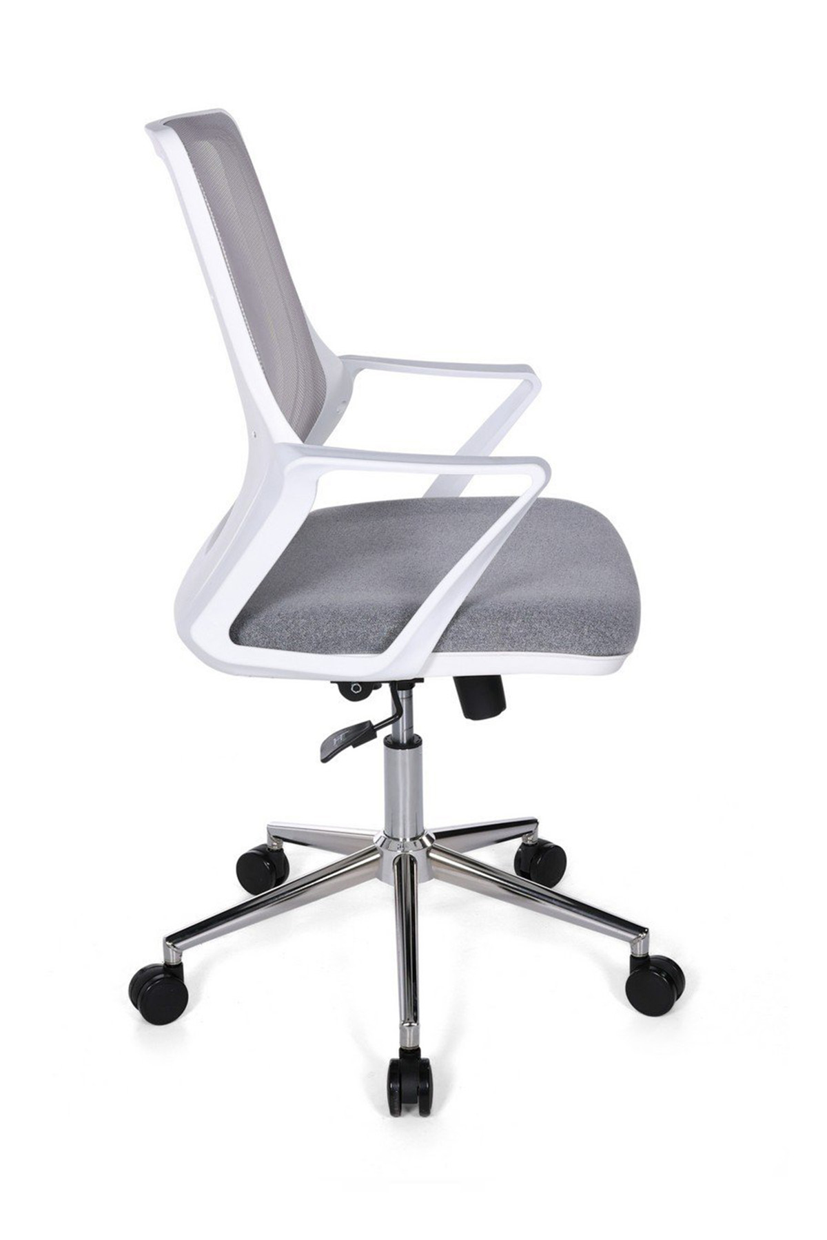 Ofisbazaar Alf Beyaz Fileli Çalışma Koltuğu | Ergonomik Şef ve Toplantı Koltuğu Gri
