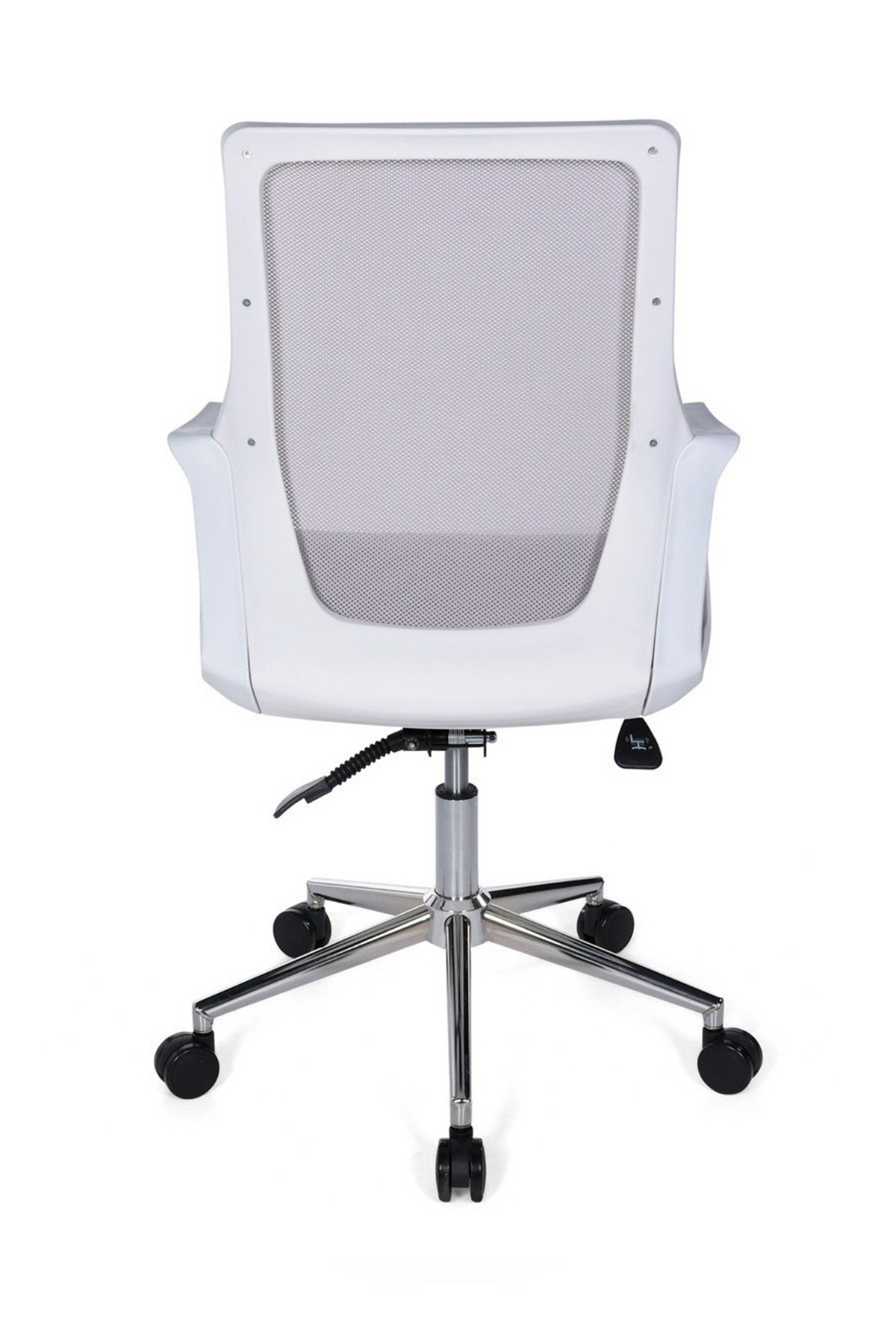 Ofisbazaar Alf Beyaz Fileli Çalışma Koltuğu | Ergonomik Şef ve Toplantı Koltuğu Gri