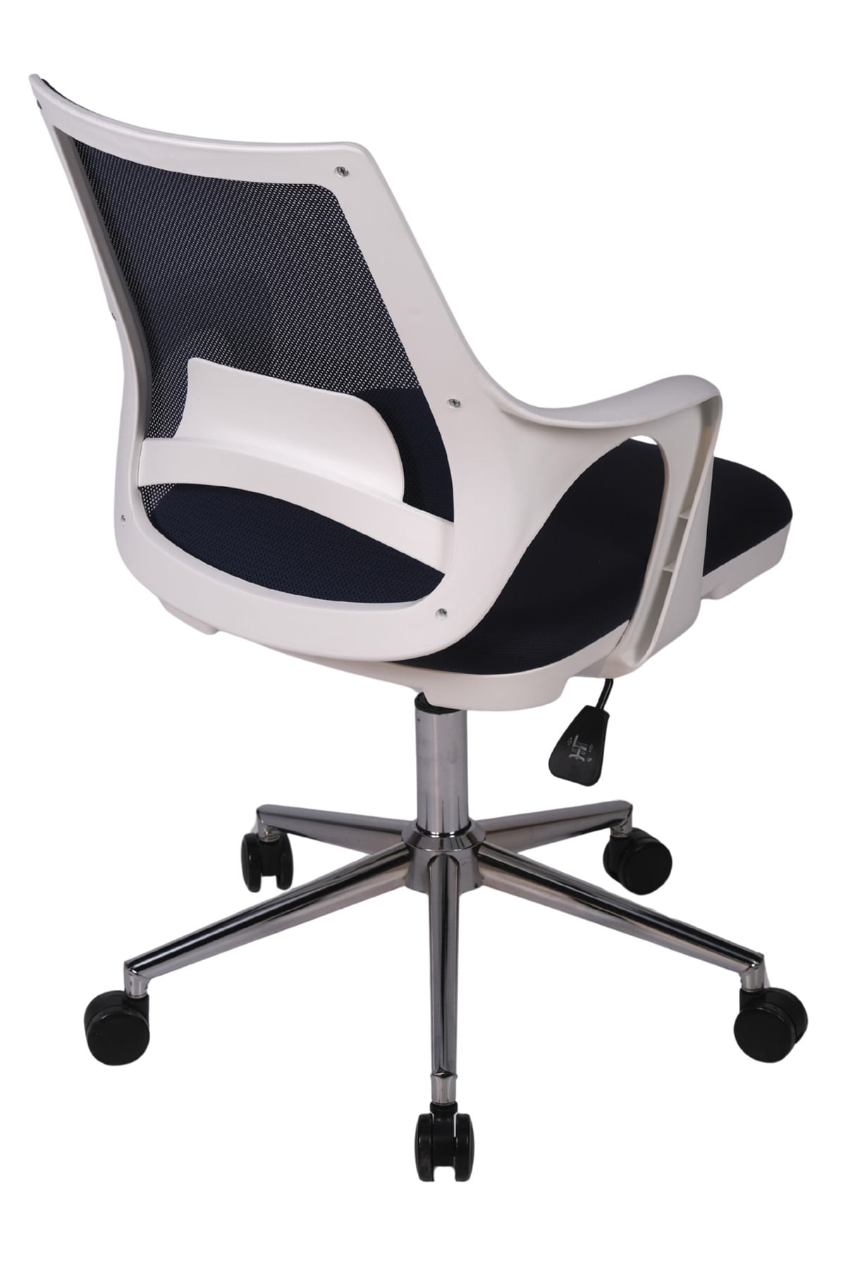 Ofisbazaar Buya Beyaz Fileli Çalışma Koltuğu | Ergonomik Şef ve Toplantı Koltuğu Siyah Fileli
