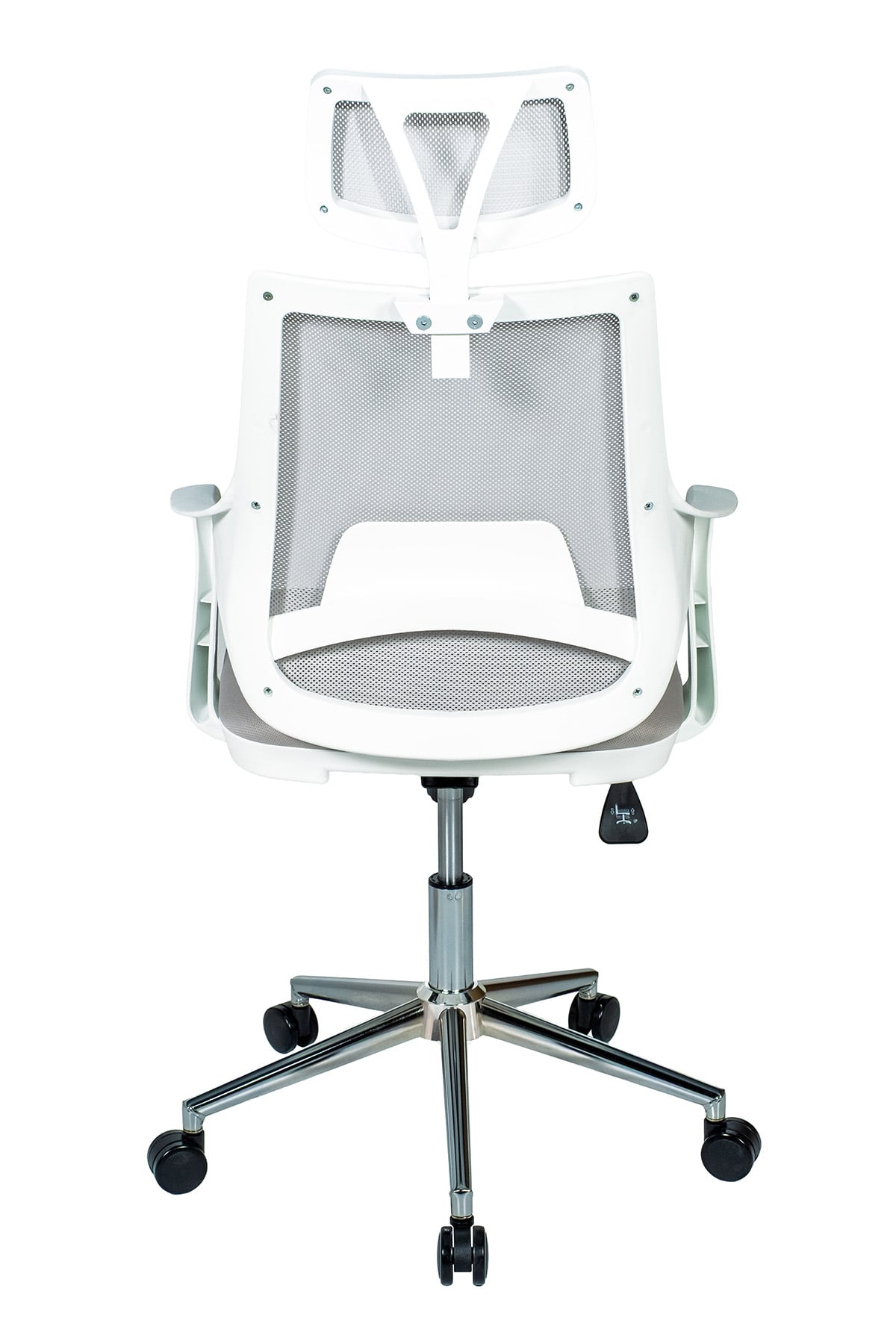 Ofisbazaar Buya Beyaz Fileli Ofis Koltuğu | Ergonomik ve Modern Tasarım Gri
