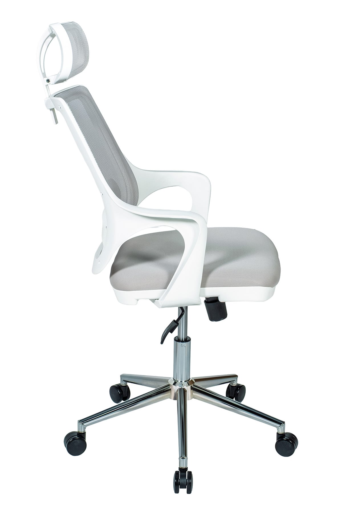 Ofisbazaar Buya Beyaz Fileli Ofis Koltuğu | Ergonomik ve Modern Tasarım Gri