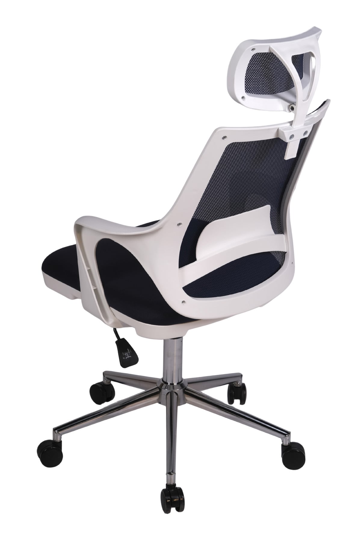 Ofisbazaar Buya Beyaz Fileli Ofis Koltuğu | Ergonomik ve Modern Tasarım Siyah Fileli