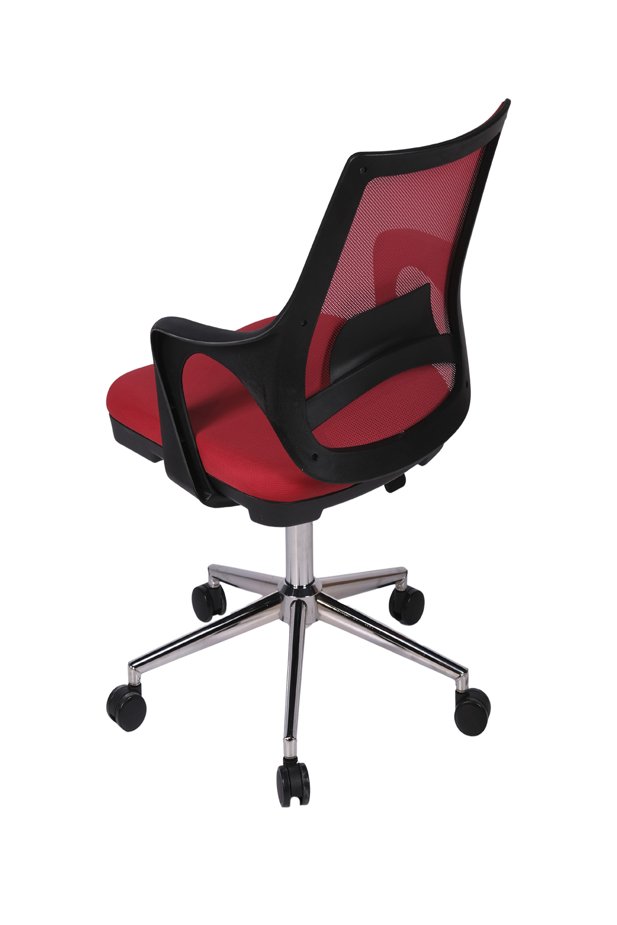Ofisbazaar Buya Fileli Çalışma Koltuğu | Ergonomik Şef ve Toplantı Koltuğu Kırmızı
