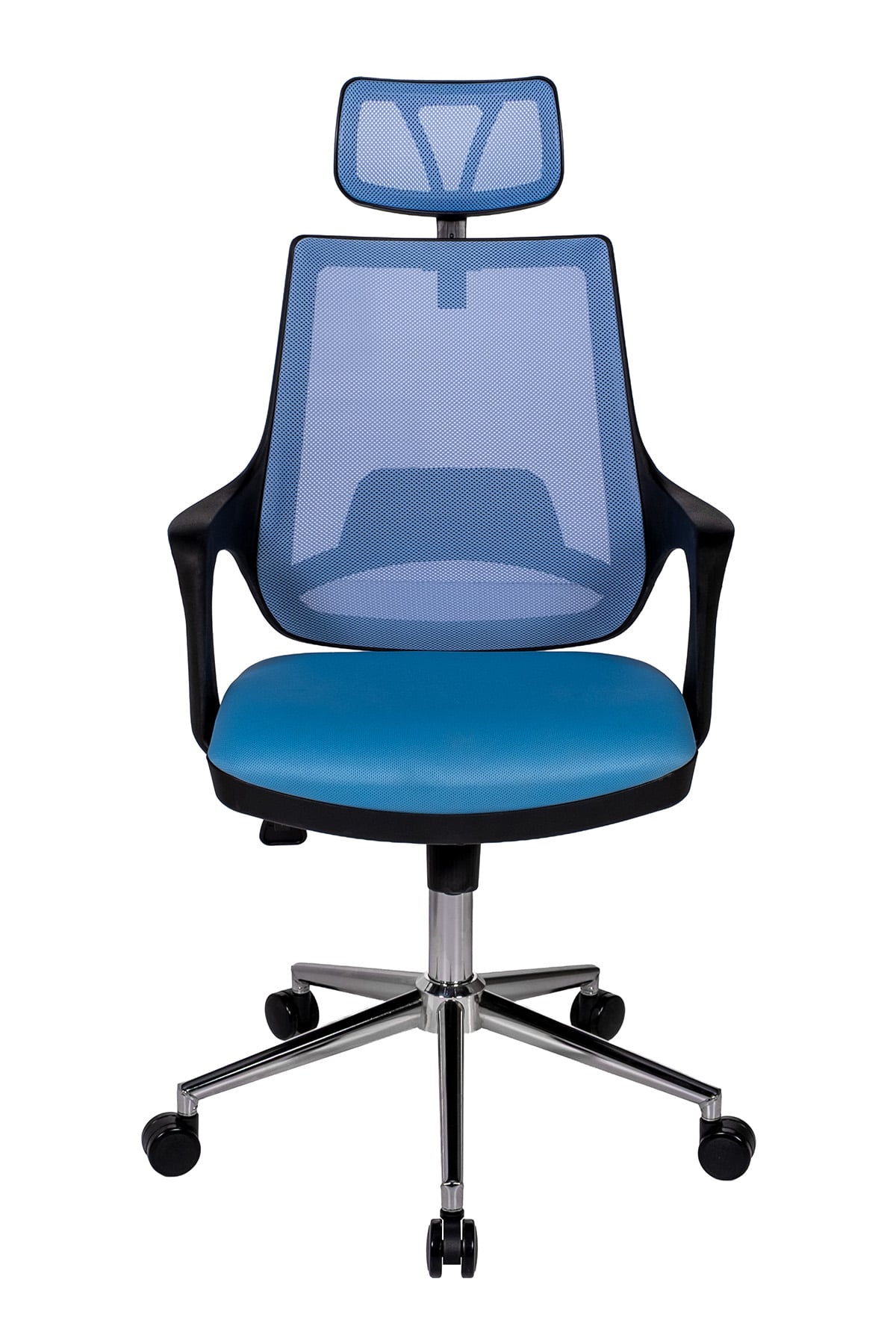 Ofisbazaar Buya Fileli Ofis Koltuğu | Ergonomik ve Modern Tasarım Açık Mavi