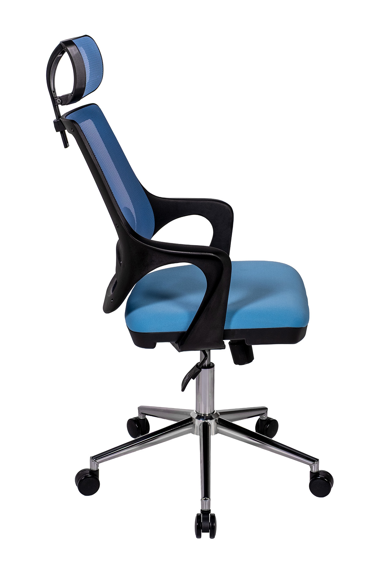 Ofisbazaar Buya Fileli Ofis Koltuğu | Ergonomik ve Modern Tasarım Açık Mavi