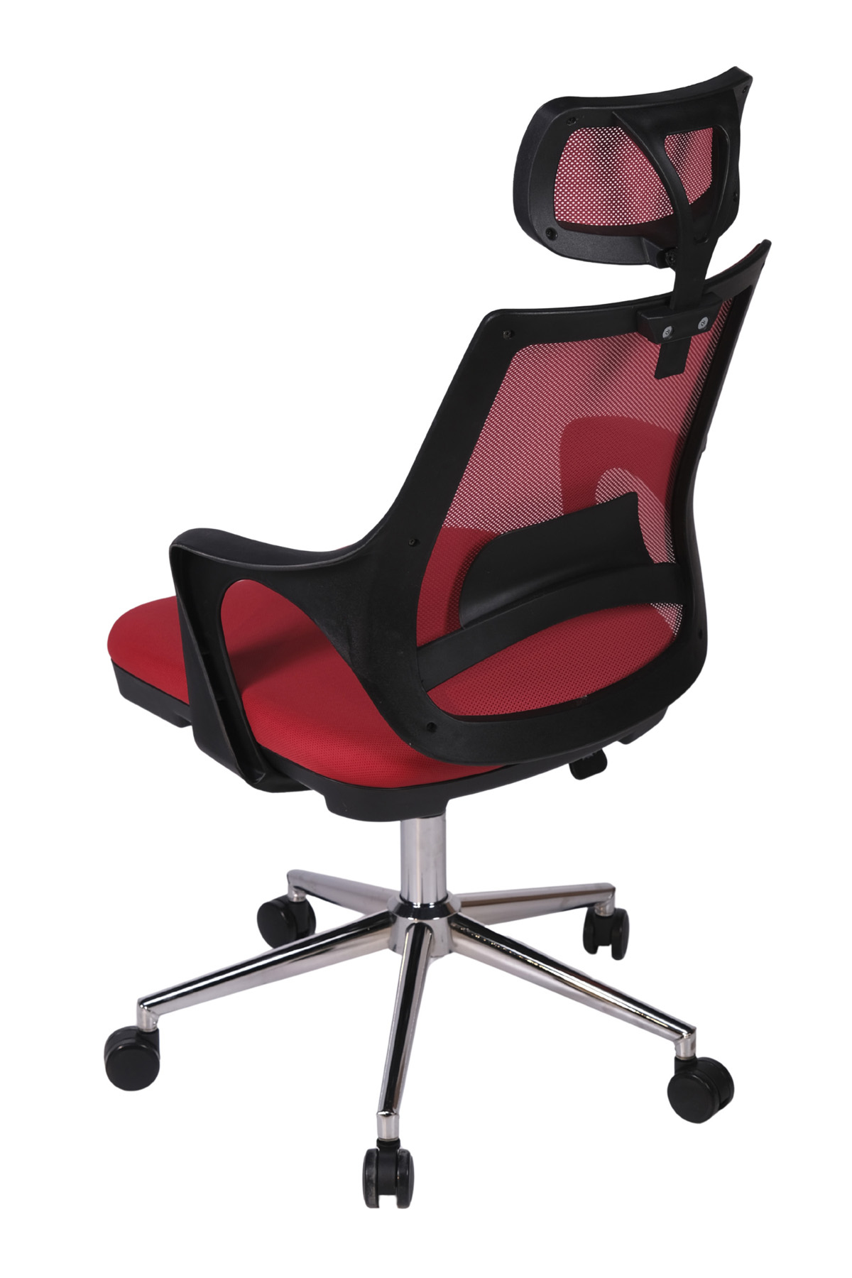 Ofisbazaar Buya Fileli Ofis Koltuğu | Ergonomik ve Modern Tasarım Kırmızı