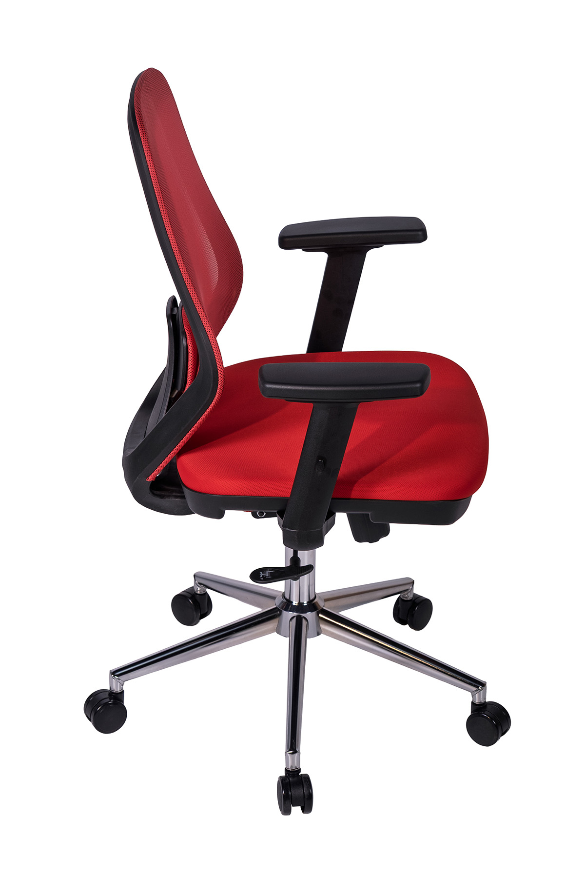 Ofisbazaar Dali Fileli Çalışma Koltuğu | Ergonomik Şef ve Toplantı Koltuğu Kırmızı