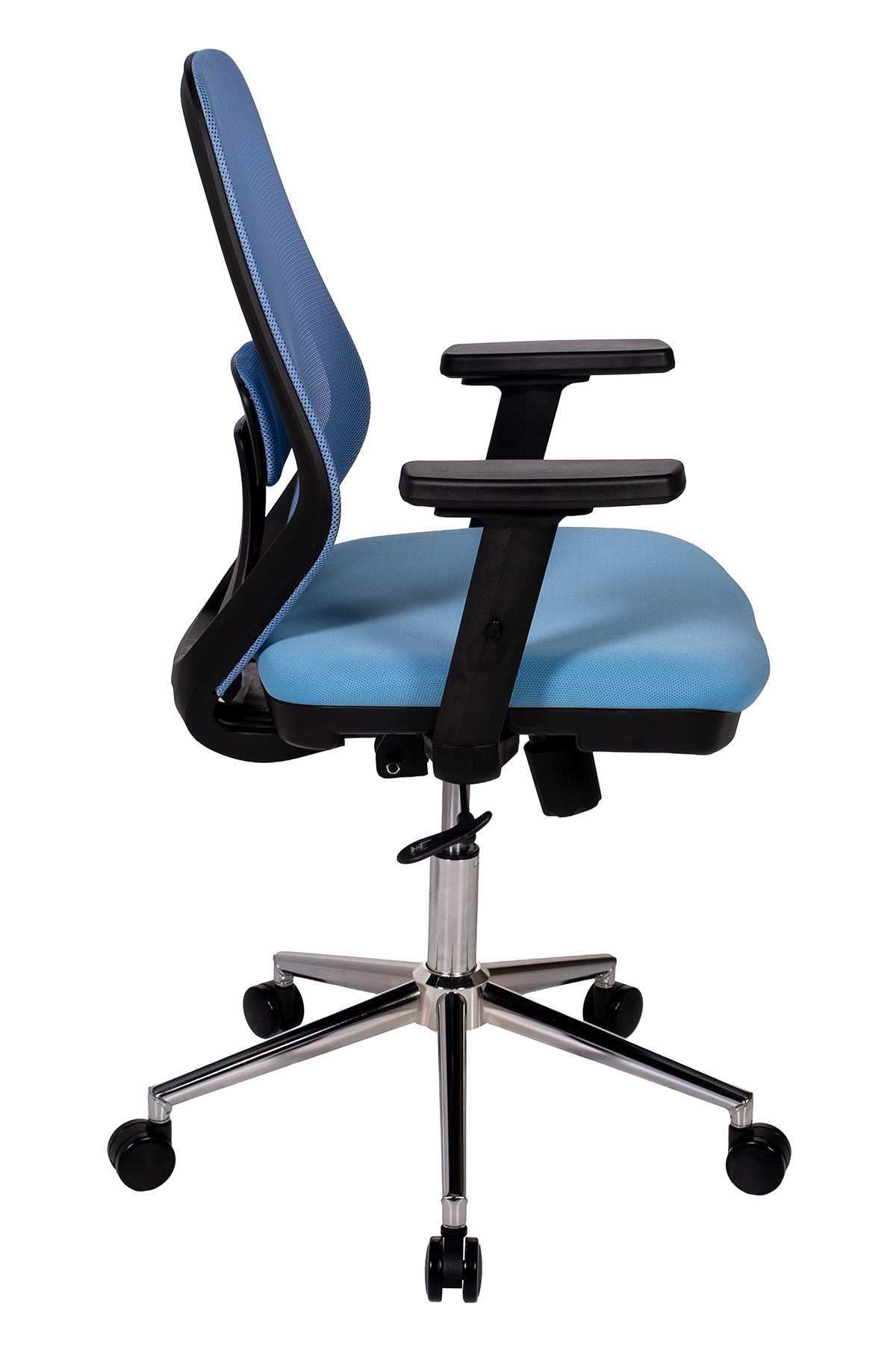 Ofisbazaar Dali Fileli Çalışma Koltuğu | Ergonomik Şef ve Toplantı Koltuğu Açık Mavi