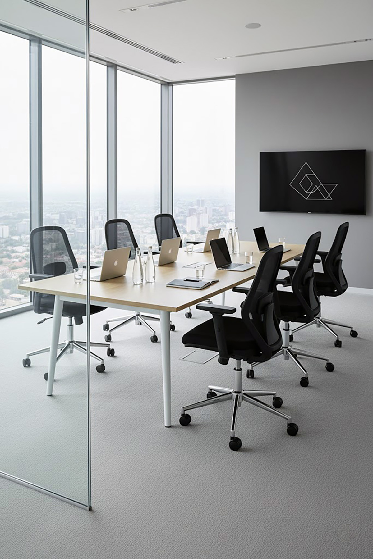 Ofisbazaar Dali Fileli Çalışma Koltuğu | Ergonomik Şef ve Toplantı Koltuğu Siyah Fileli