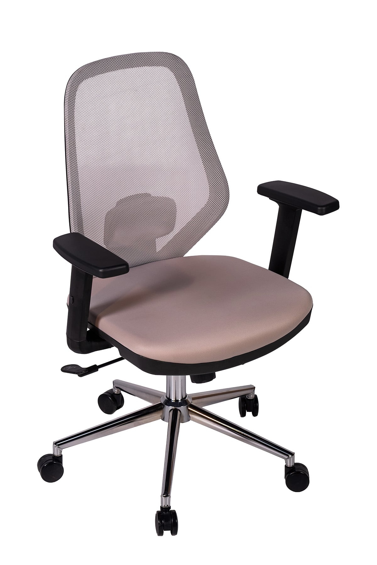 Ofisbazaar Dali Fileli Çalışma Koltuğu | Ergonomik Şef ve Toplantı Koltuğu Gri