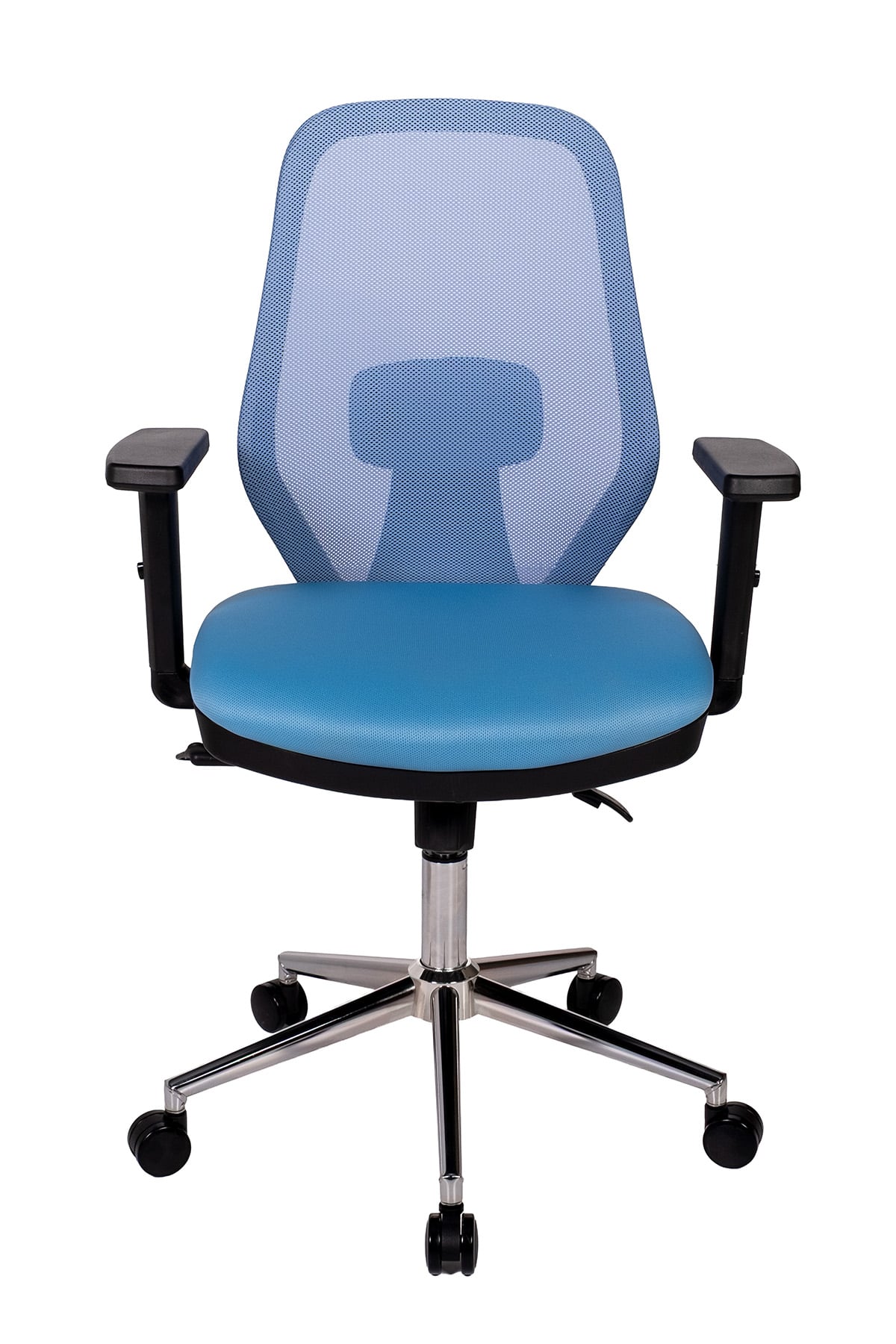 Ofisbazaar Dali Fileli Çalışma Koltuğu | Ergonomik Şef ve Toplantı Koltuğu Açık Mavi