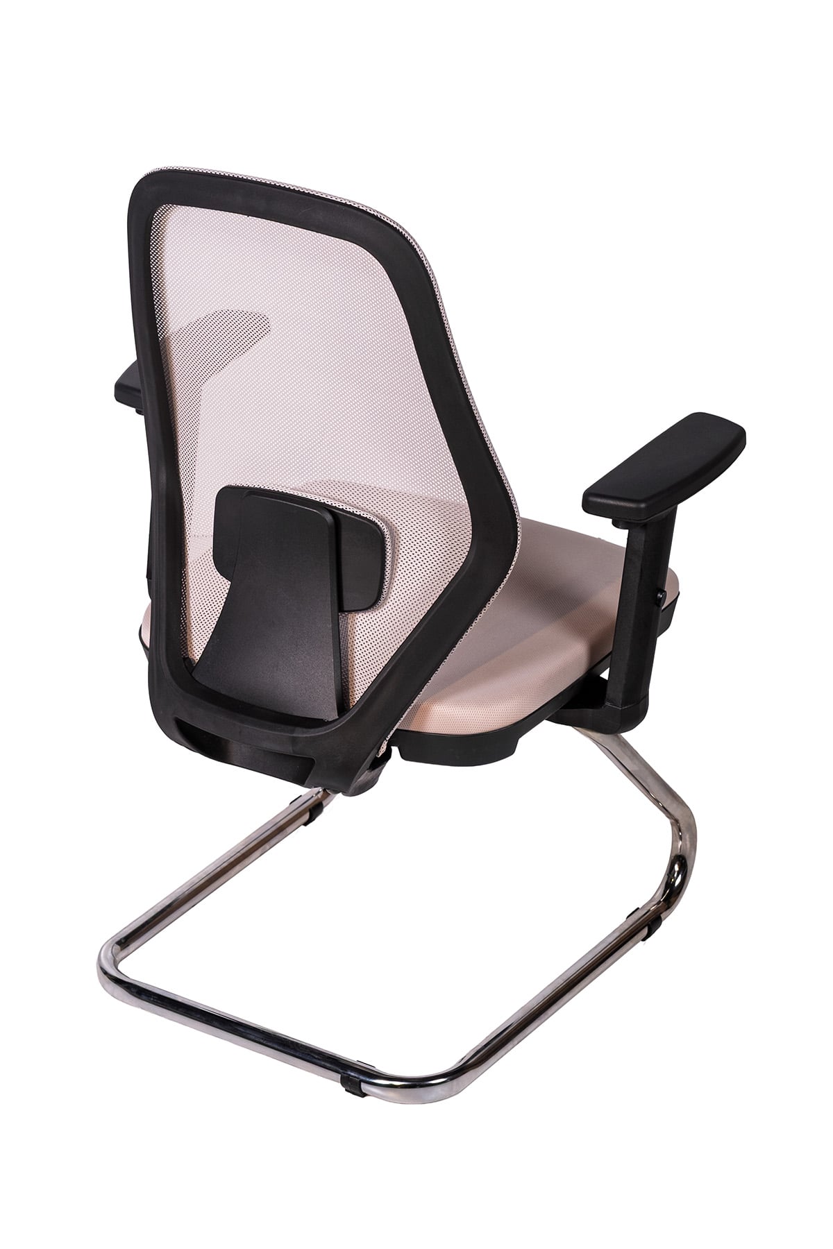 Ofisbazaar Dali Fileli Misafir Koltuğu | Ergonomik Toplantı ve Bekleme Koltuğu Gri