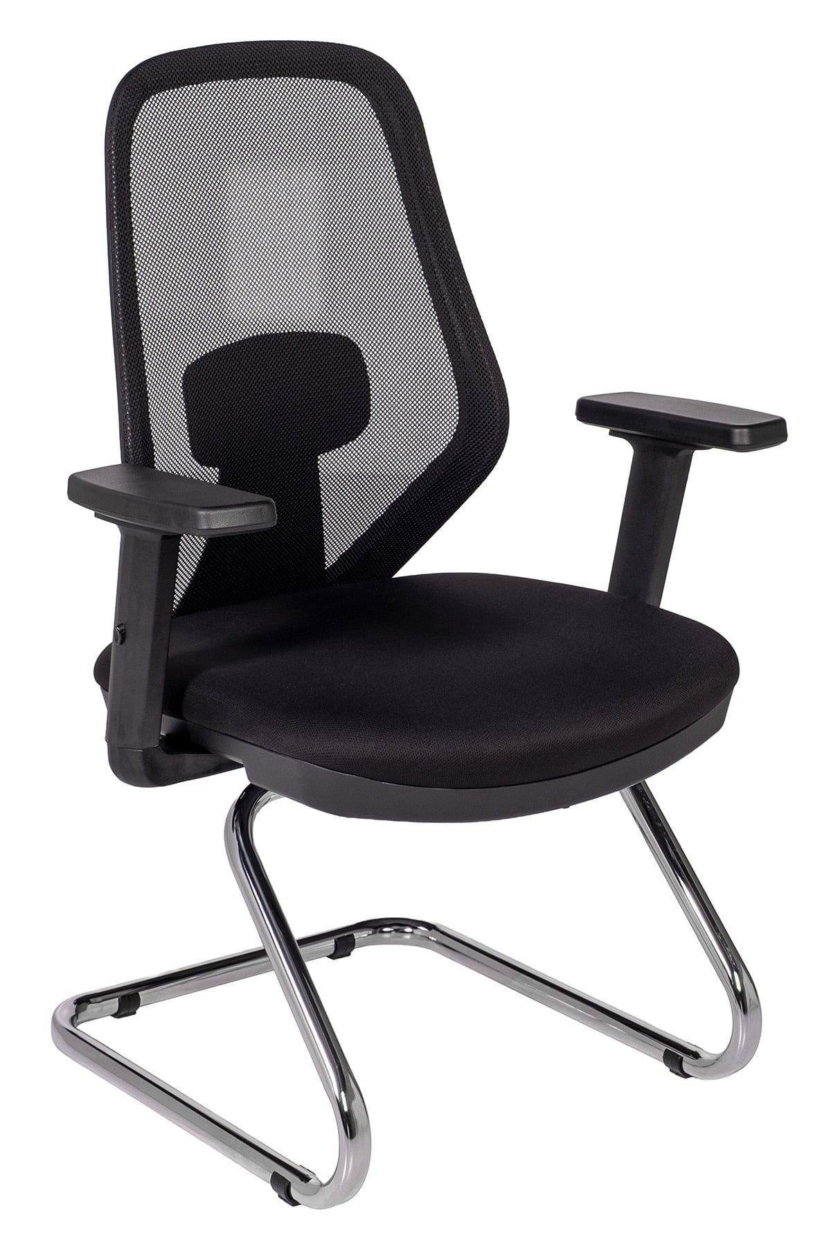 Ofisbazaar Dali Fileli Misafir Koltuğu | Ergonomik Toplantı ve Bekleme Koltuğu Siyah Fileli