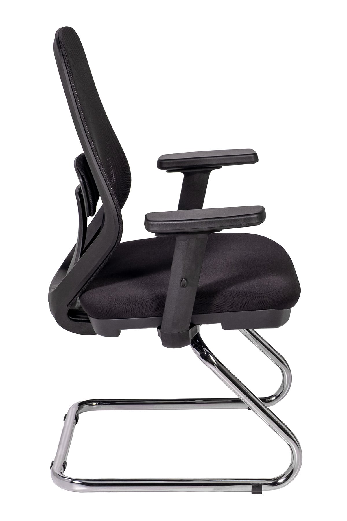 Ofisbazaar Dali Fileli Misafir Koltuğu | Ergonomik Toplantı ve Bekleme Koltuğu Siyah Fileli