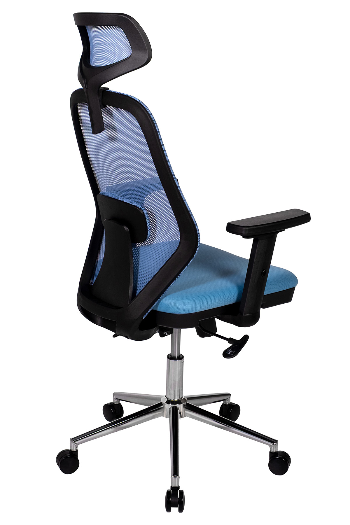 Ofisbazaar Dali Fileli Yönetici Koltuğu | Ergonomik Başlıklı Ofis Koltuğu Açık Mavi