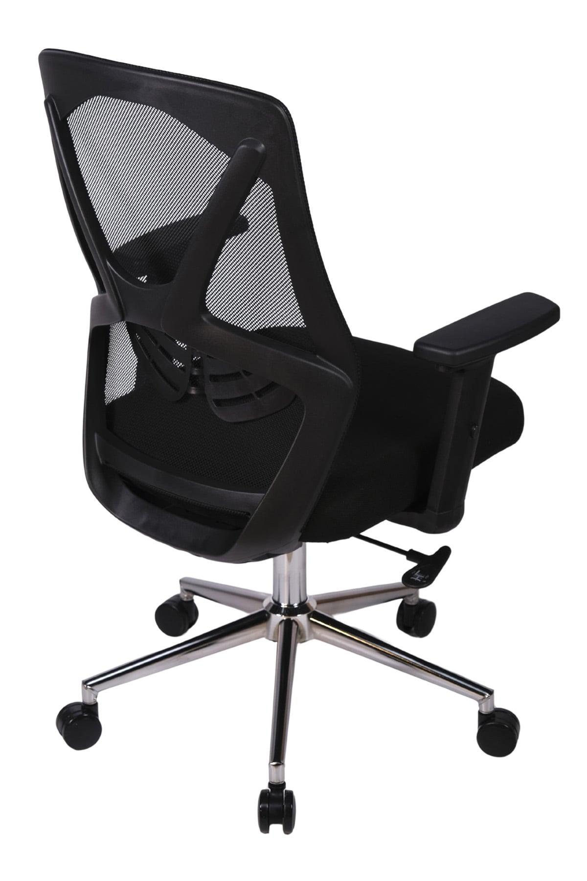 Ofisbazaar Dolphin Siyah Fileli Çalışma Koltuğu | Ergonomik Şef ve Toplantı Koltuğu Siyah Fileli