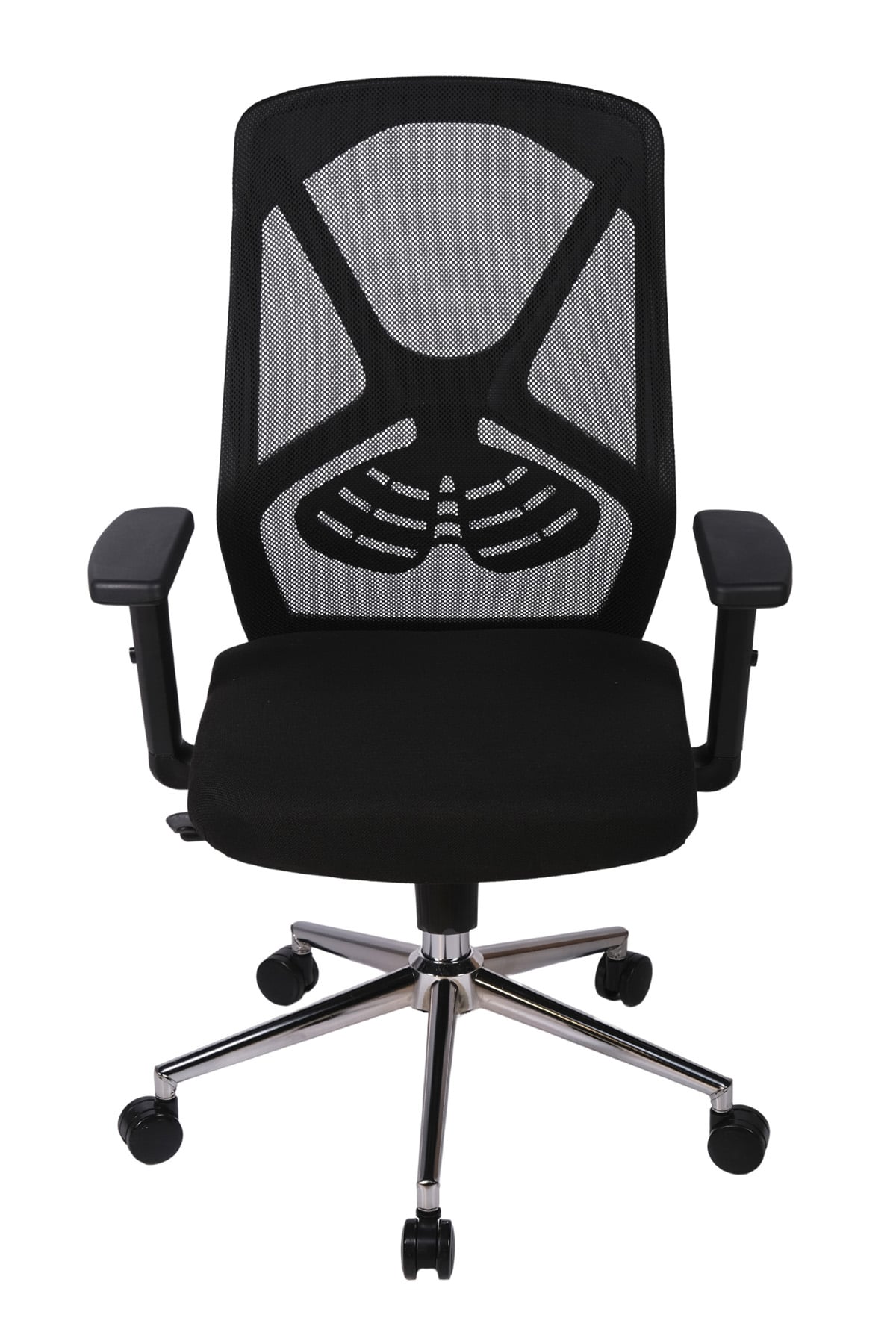 Ofisbazaar Dolphin Siyah Fileli Çalışma Koltuğu | Ergonomik Şef ve Toplantı Koltuğu Siyah Fileli