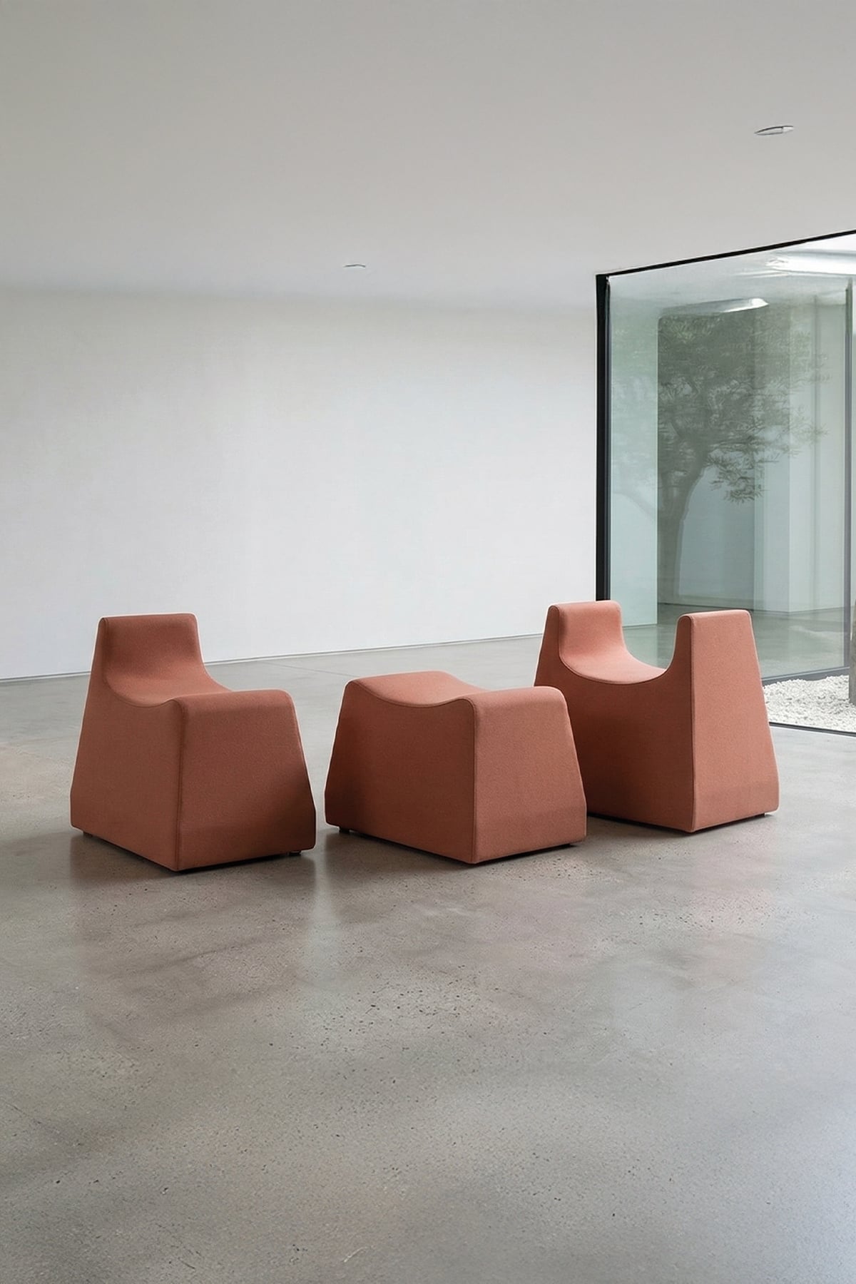 Ofisbazaar Ease Modüler Puf Oturma Seti (3’lü Kombin)