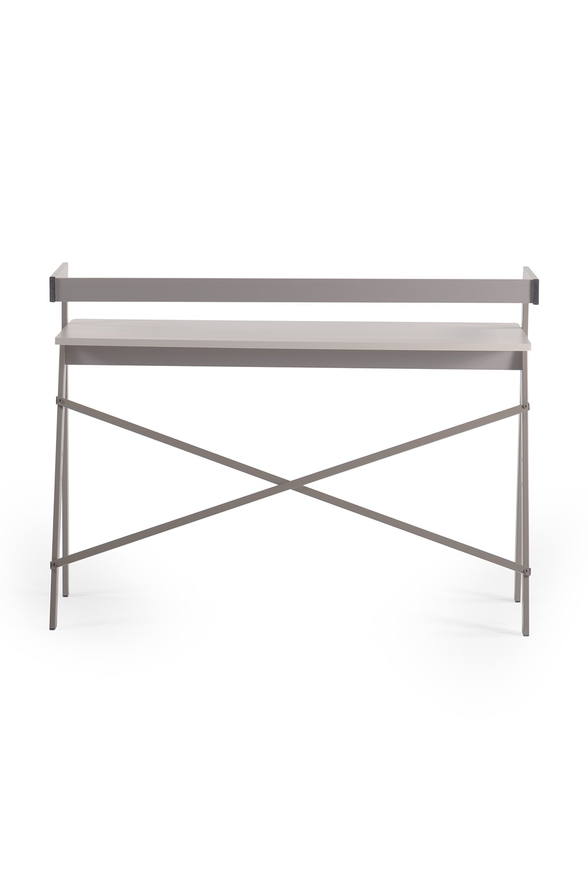 Ofisbazaar Home Desk 120x60 cm – Üst Raflı Metal Ayaklı Çalışma Masası