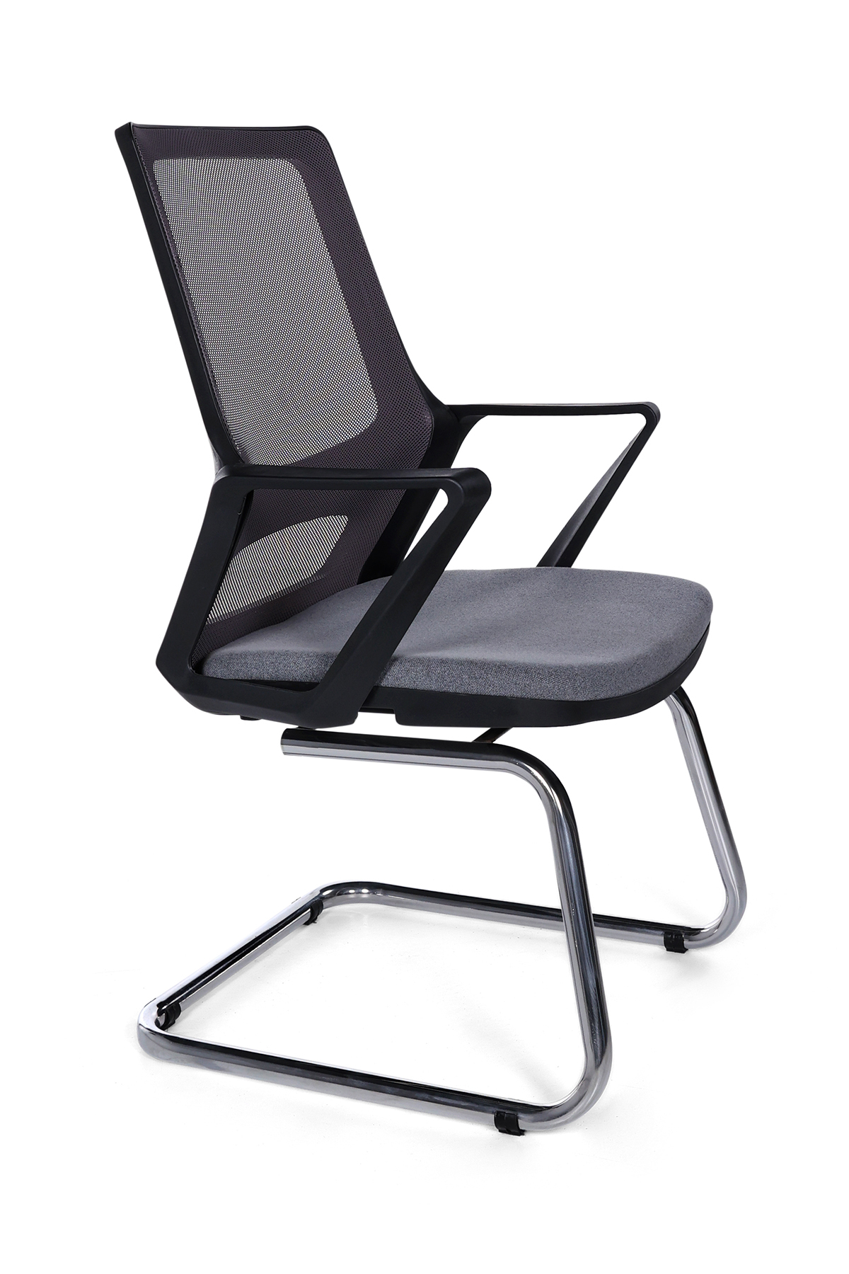 Ofisbazaar Lizz Gri Fileli Bekleme Koltuğu | Ergonomik Ofis ve Ev Koltuğu Gri