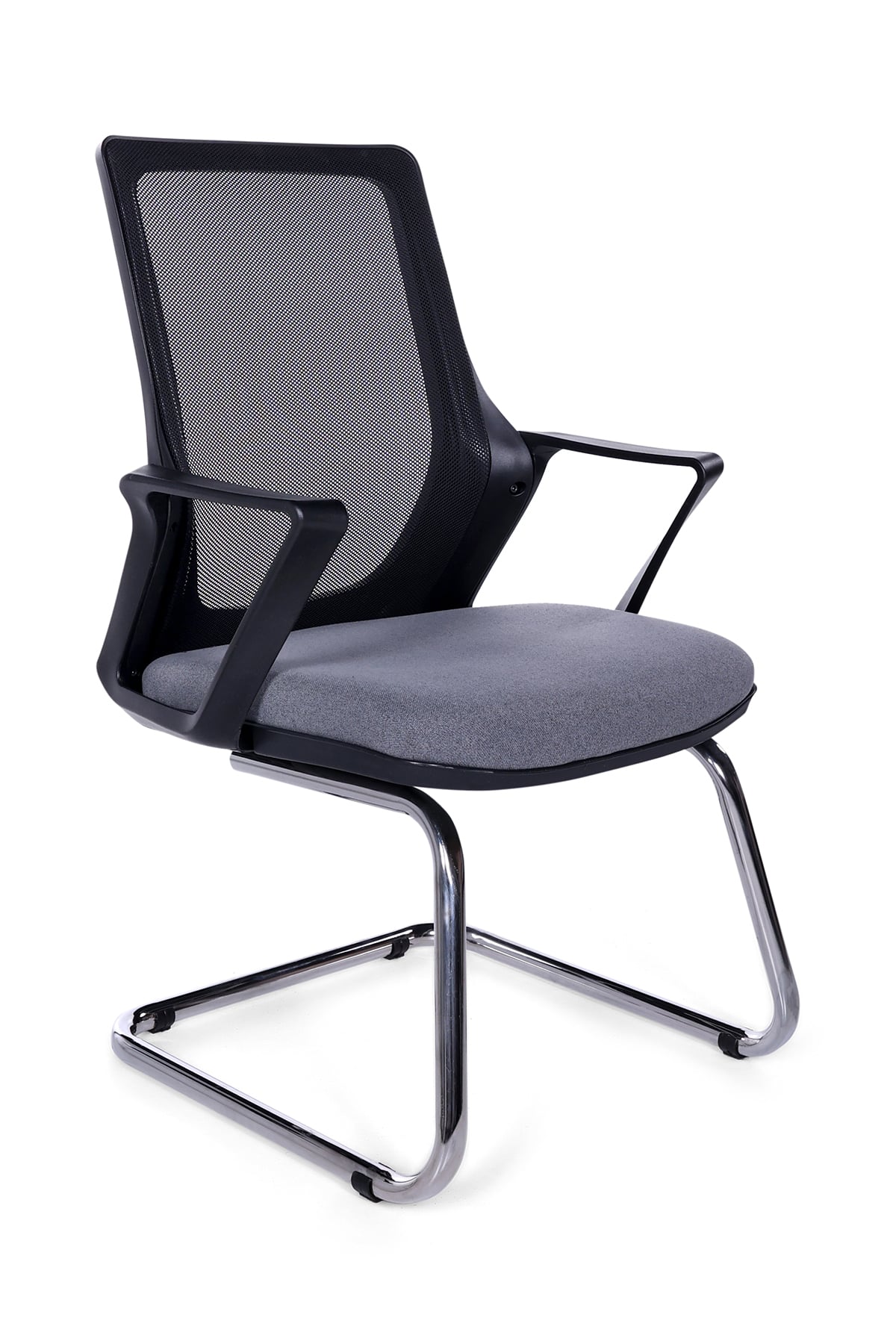 Ofisbazaar Lizz Gri Fileli Bekleme Koltuğu | Ergonomik Ofis ve Ev Koltuğu Gri