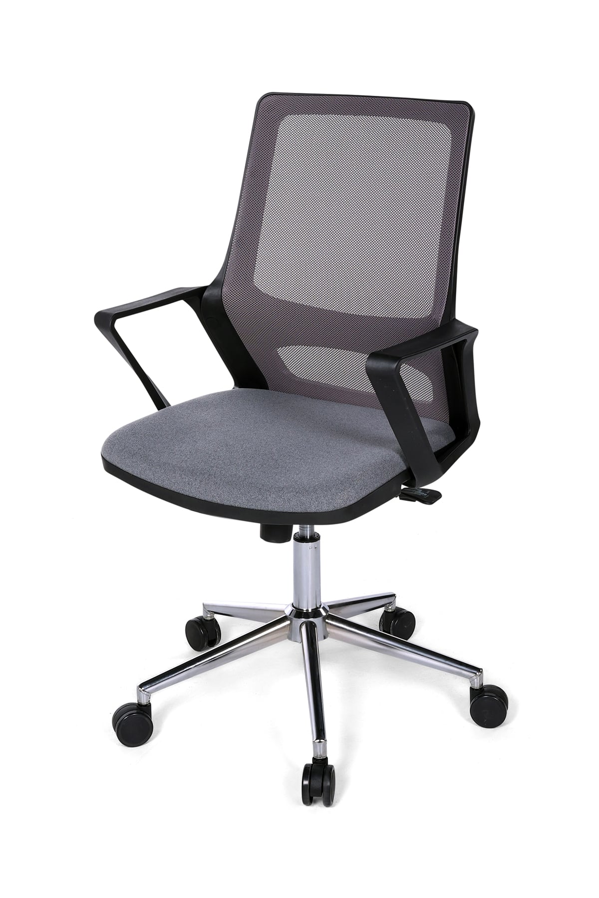 Ofisbazaar Lizz Gri Fileli Çalışma Koltuğu | Ergonomik Ofis ve Ev Koltuğu Gri