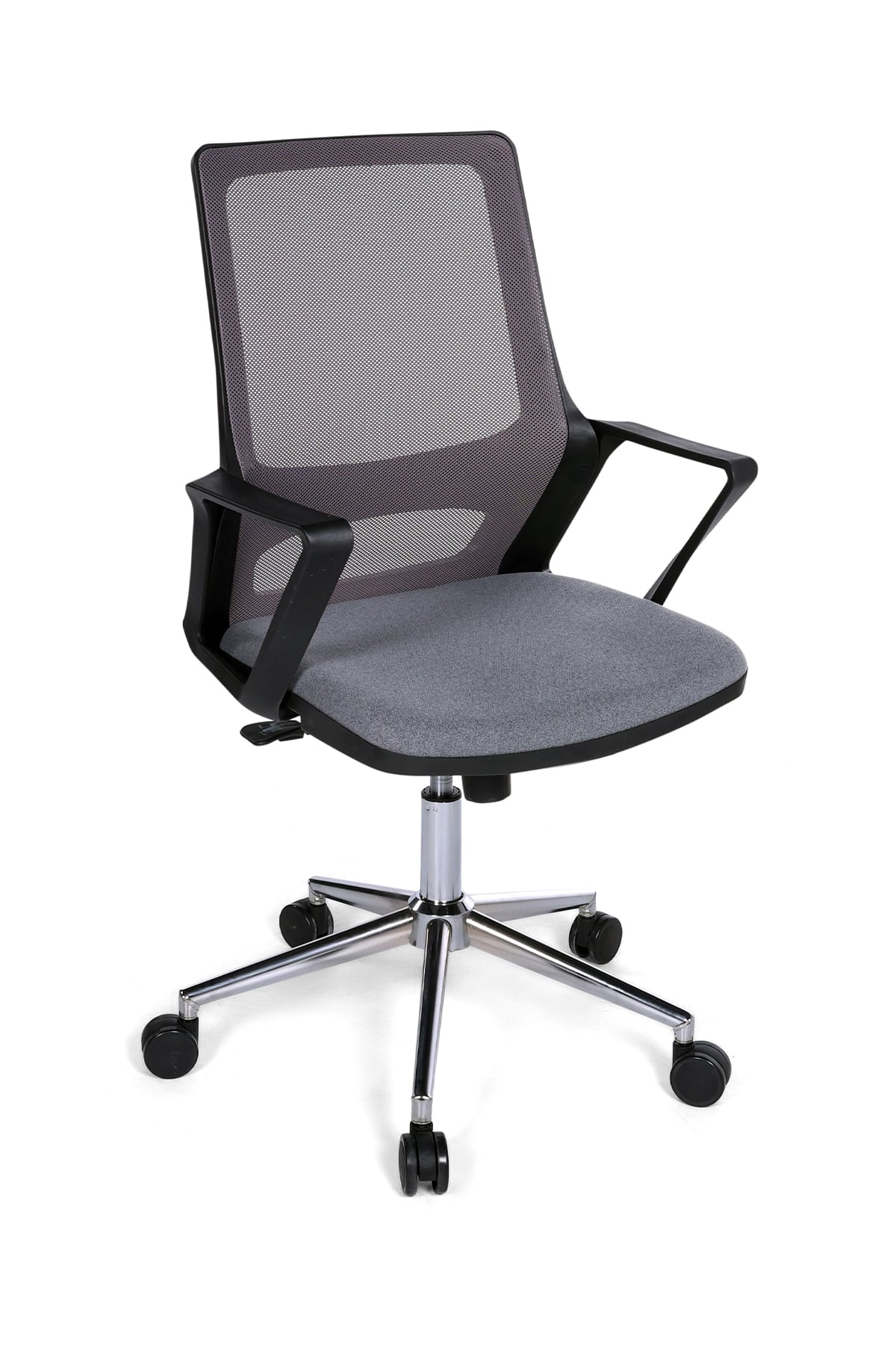 Ofisbazaar Lizz Gri Fileli Çalışma Koltuğu | Ergonomik Ofis ve Ev Koltuğu Gri