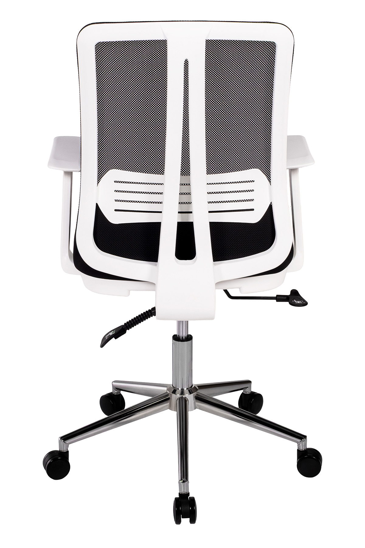 Ofisbazaar UP Beyaz Fileli Çalışma Koltuğu | Ergonomik Şef ve Toplantı Koltuğu Siyah Fileli