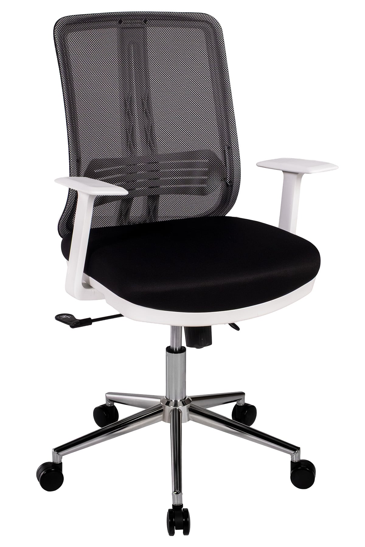 Ofisbazaar UP Beyaz Fileli Çalışma Koltuğu | Ergonomik Şef ve Toplantı Koltuğu Siyah Fileli