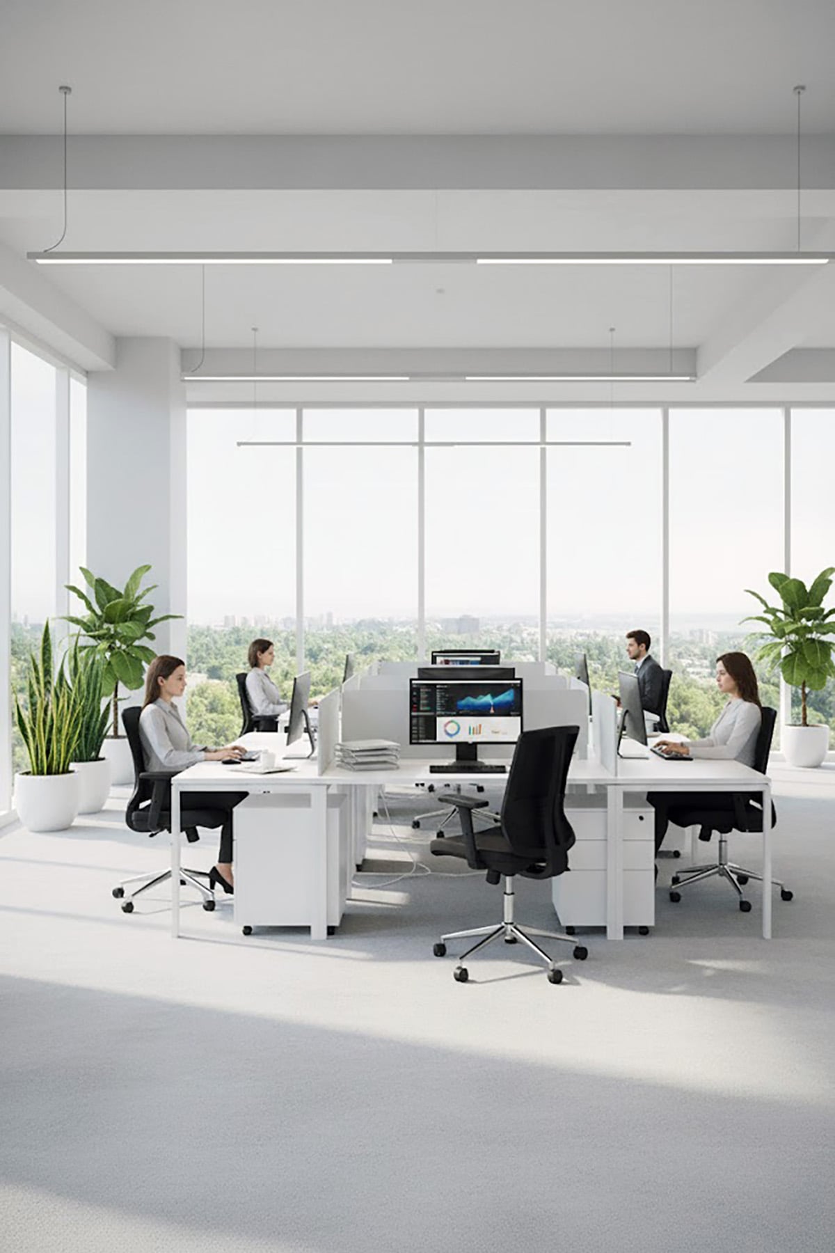 Ofisbazaar UP Deri Çalışma Koltuğu | Ergonomik Şef ve Toplantı Koltuğu Martin 01- Siyah Deri