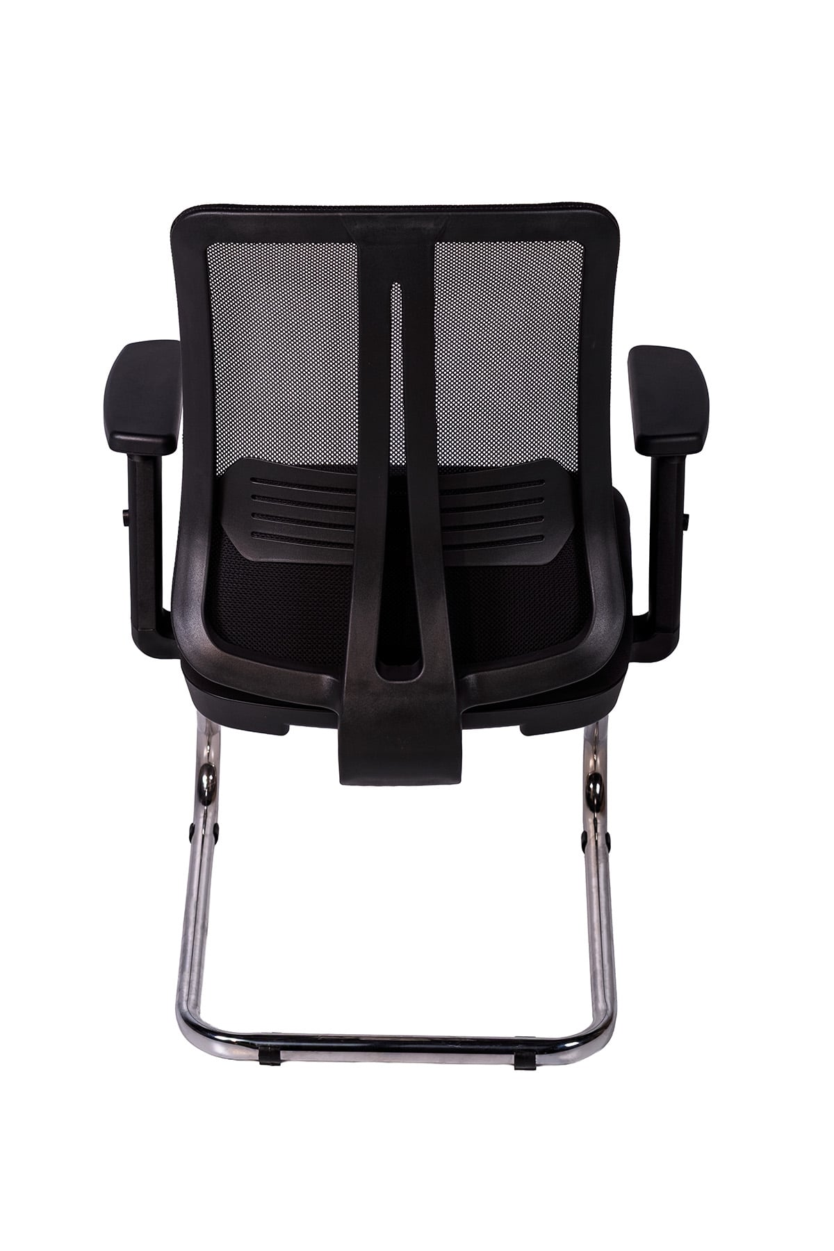 Ofisbazaar UP Fileli Misafir Koltuğu | Ergonomik Toplantı ve Bekleme Koltuğu Siyah Fileli