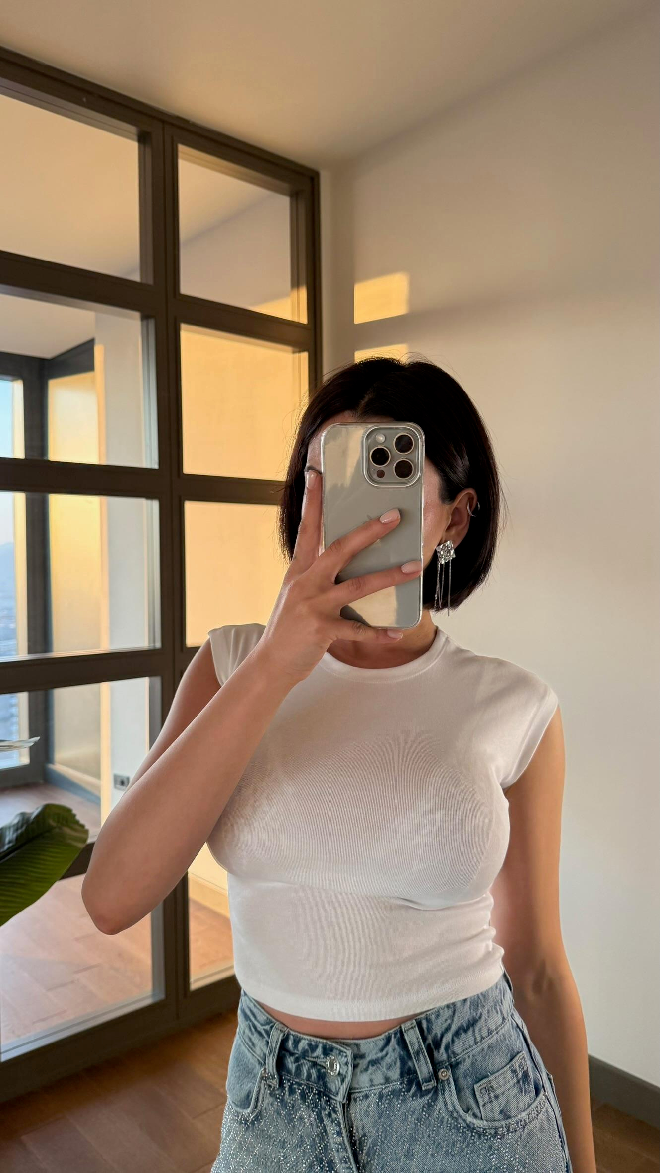 Dar Basic Beyaz T-Shirt