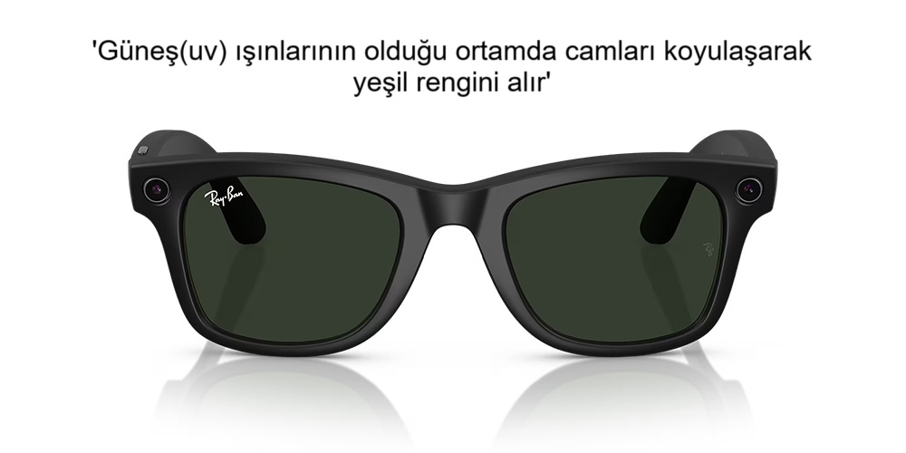RAYBAN META WAYFARER AKILLI GÖZLÜK RW 4008 Transitions 601S1M 53 Güneşte Koyulaşan
