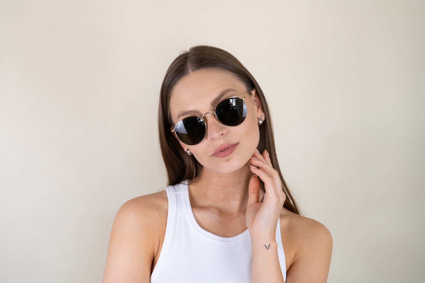 RAYBAN RB 3447-N Round Metal 001 50