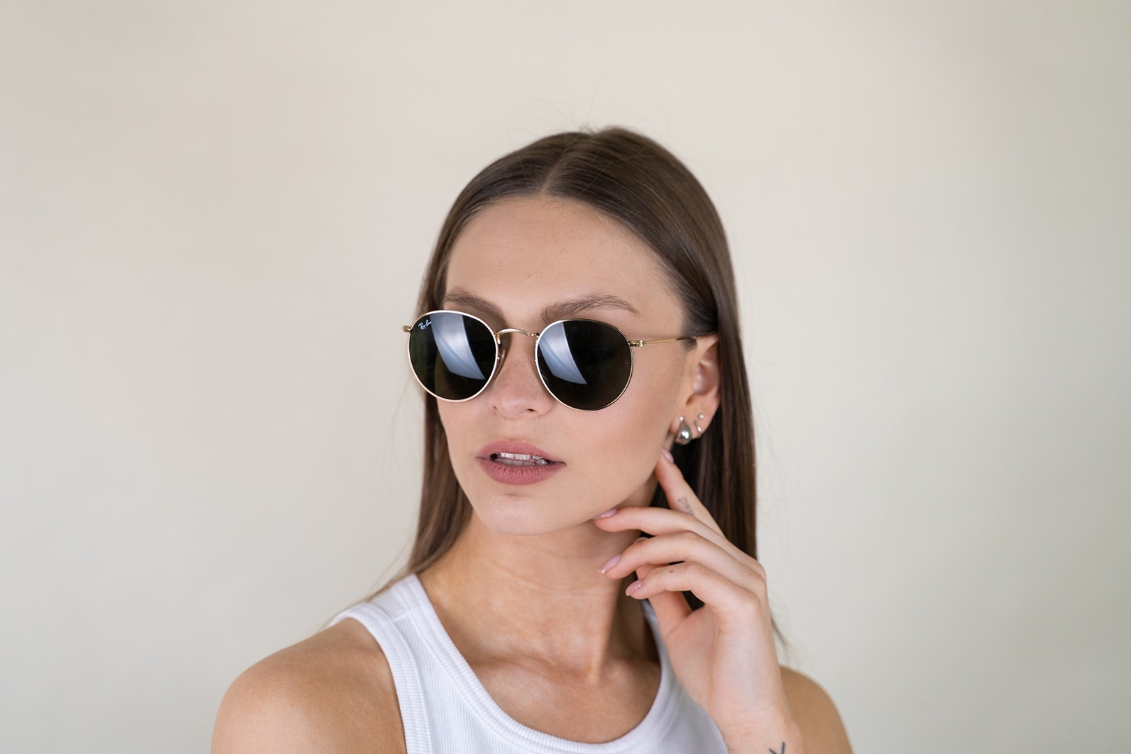 RAYBAN RB 3447-N Round Metal 001 53