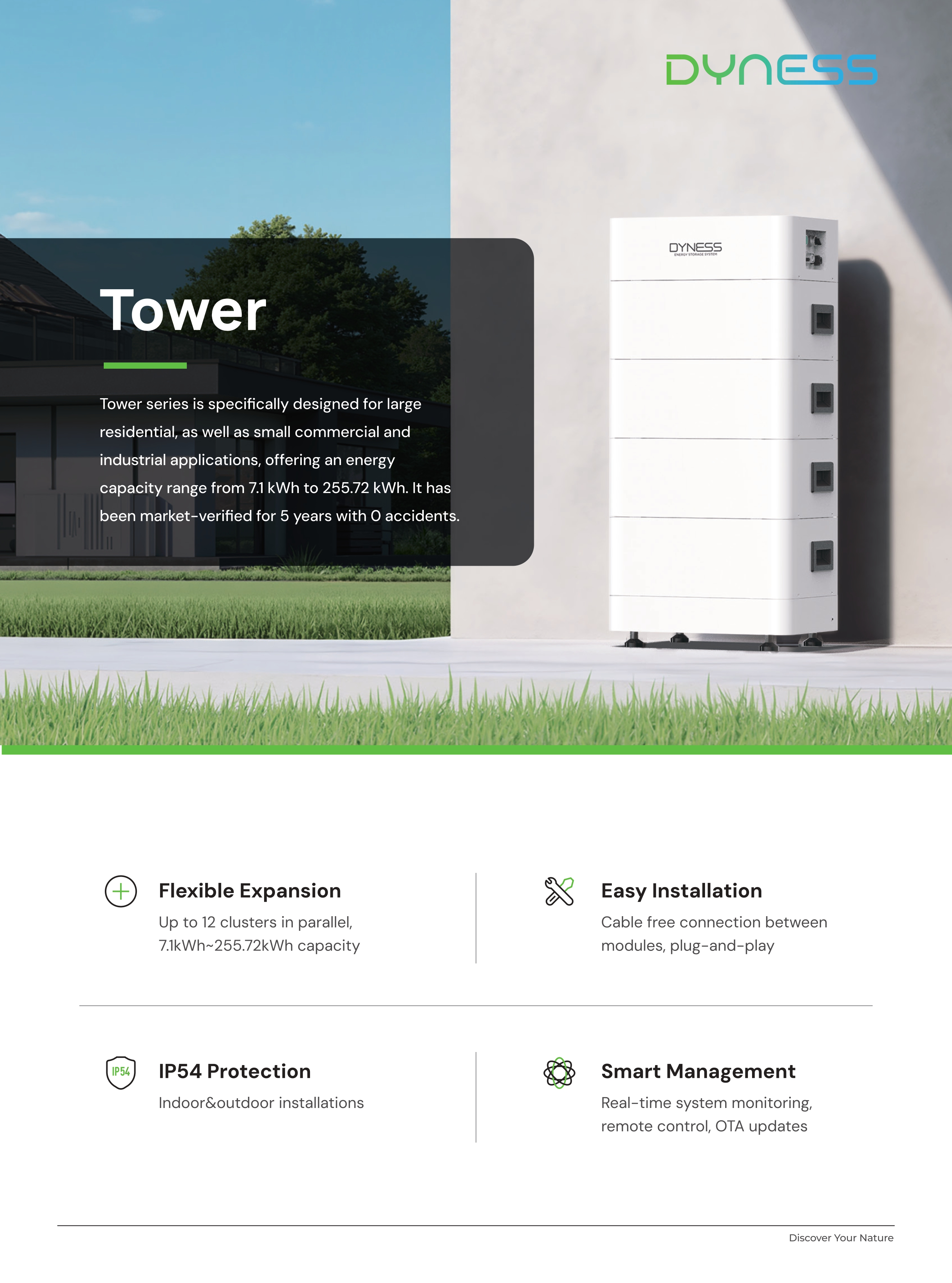 Dyness Tower 10.66 KWH Lityum Batarya - HV
