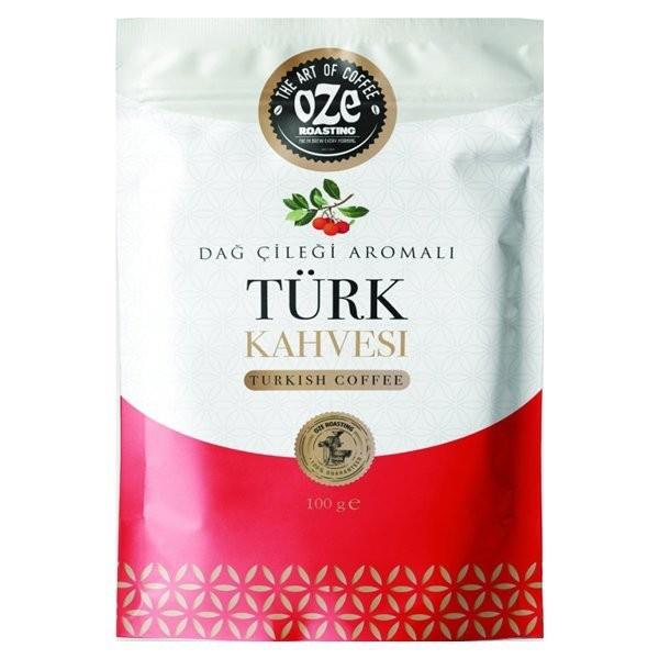 Dağ Çileği Aromalı Türk Kahvesi 5'li 100G