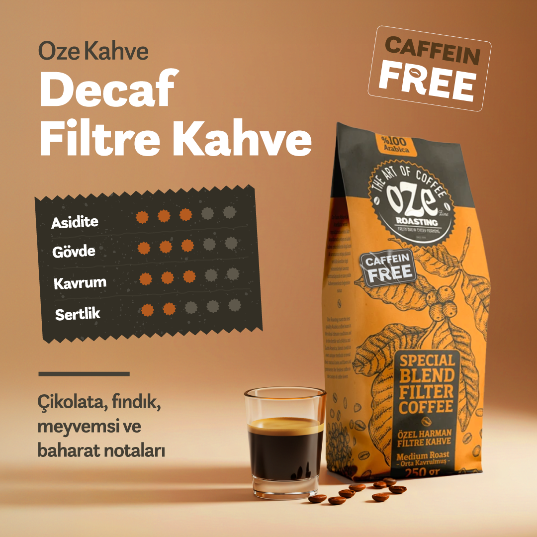 Decaf Filtre Kahve 250G